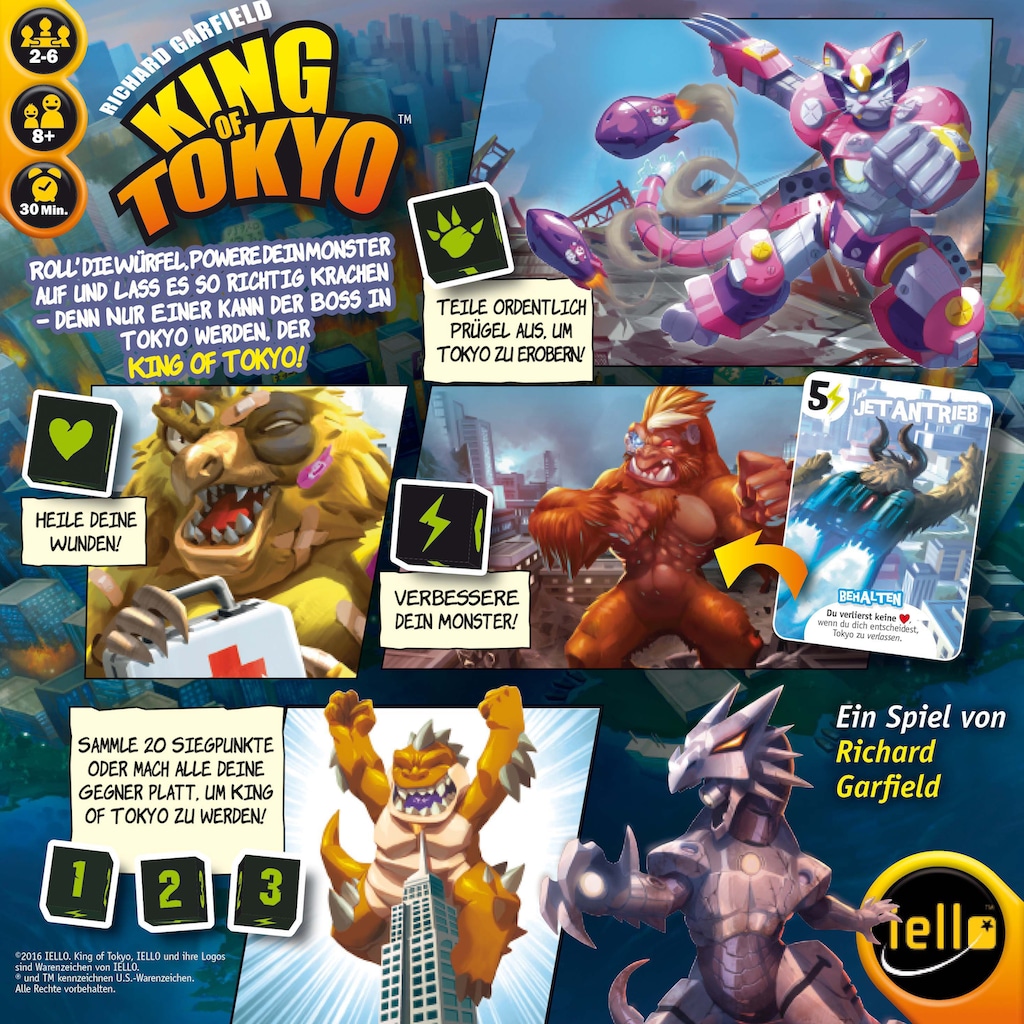 iello Spiel »King of Tokyo«