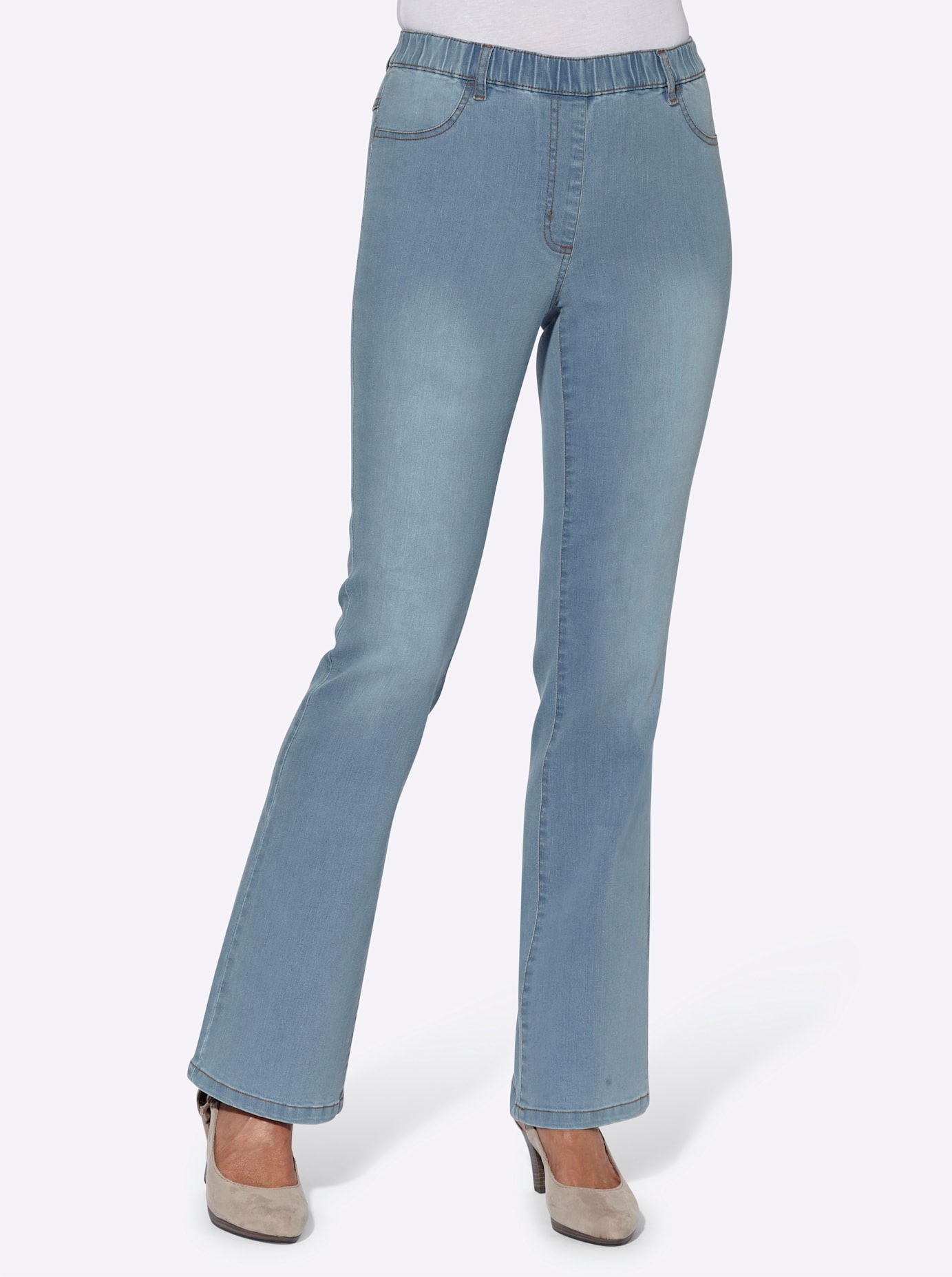 Classic Basics Bootcut-Jeans 1 Stk. tlg. günstig online kaufen