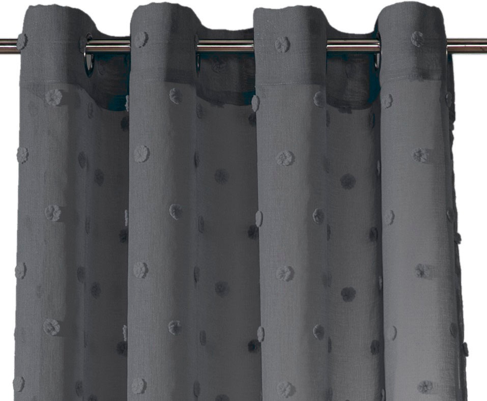 Weckbrodt Gardine "Julina" Ösen 1 Stk. tlg. Leinen-Optik, transparent, mit günstig online kaufen