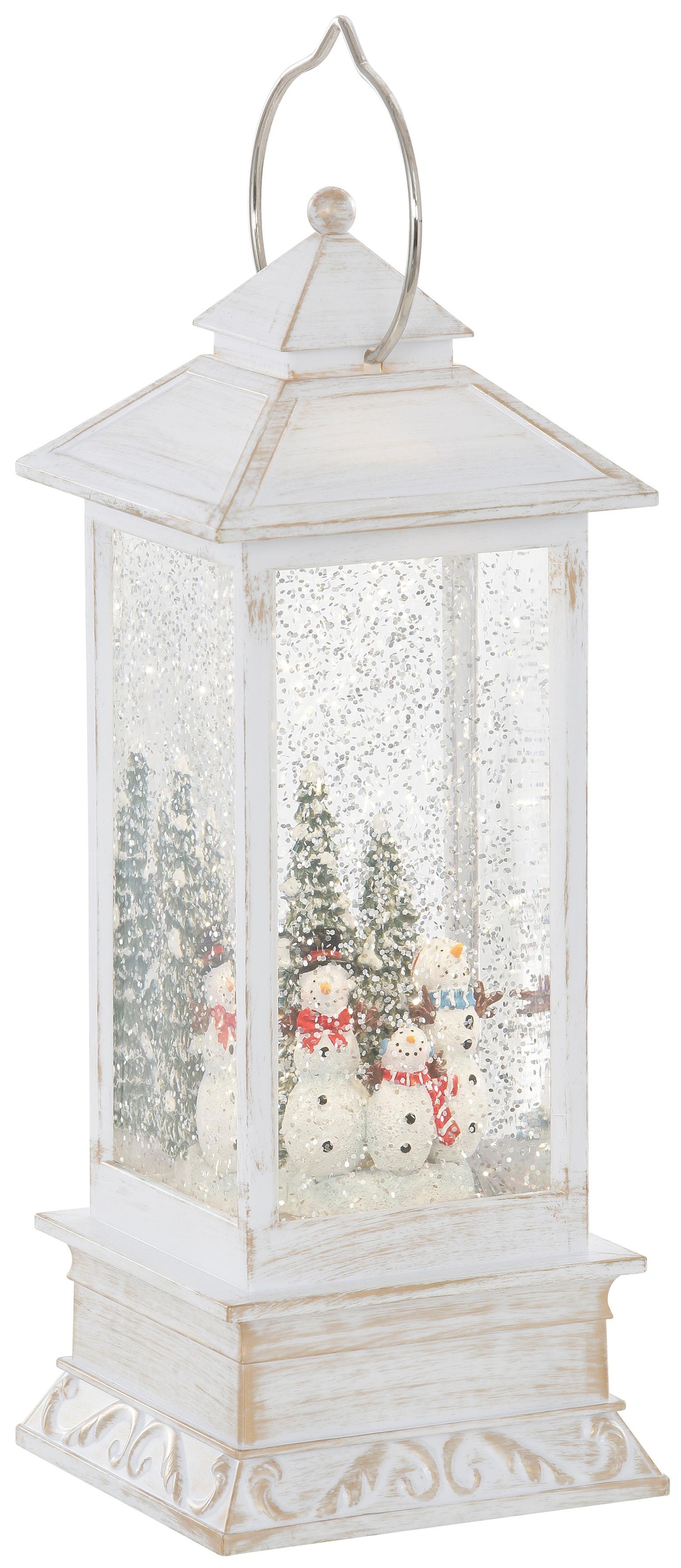 KONSTSMIDE LED Laterne »Schneemänner, Weihnachtsdeko«, Höhe 27,5 cm
