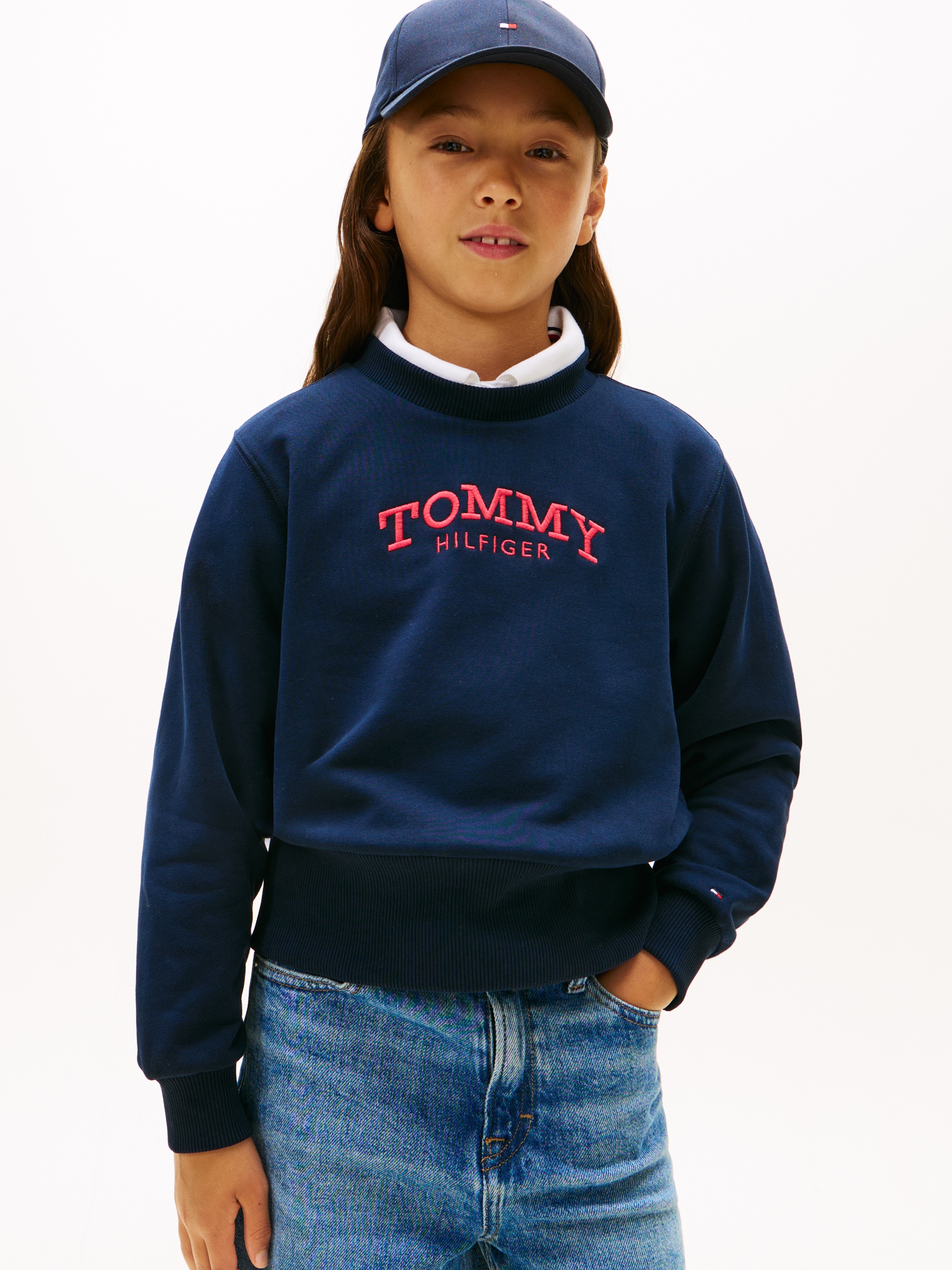 Tommy Hilfiger Sweatshirt, Regular fit, für Kinder bis 16 Jahre