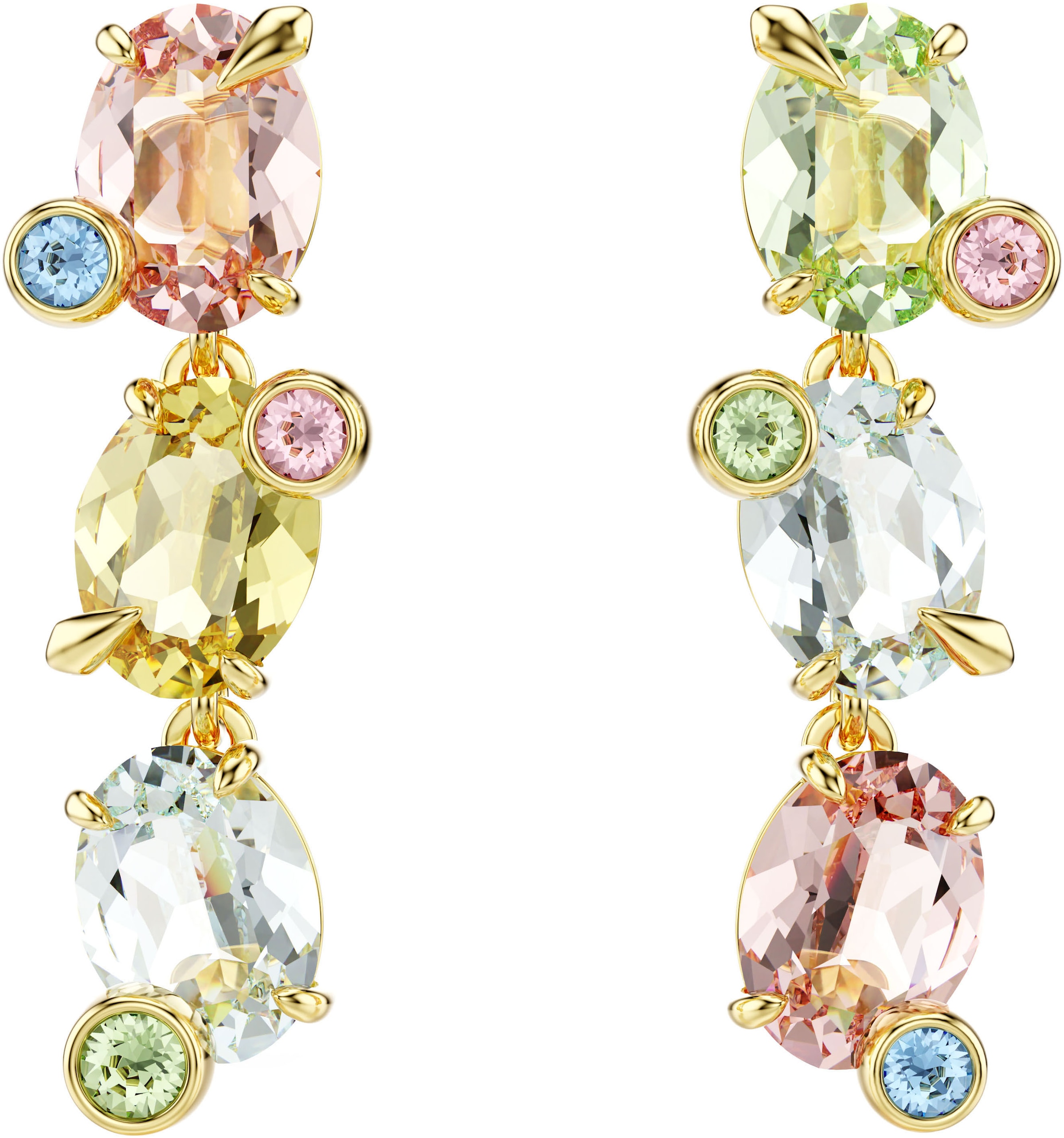 Swarovski Paar Ohrstecker »Schmuck Geschenk Gema Drop-Ohrhänger, 5714815«, mit Swarovski® Kristall