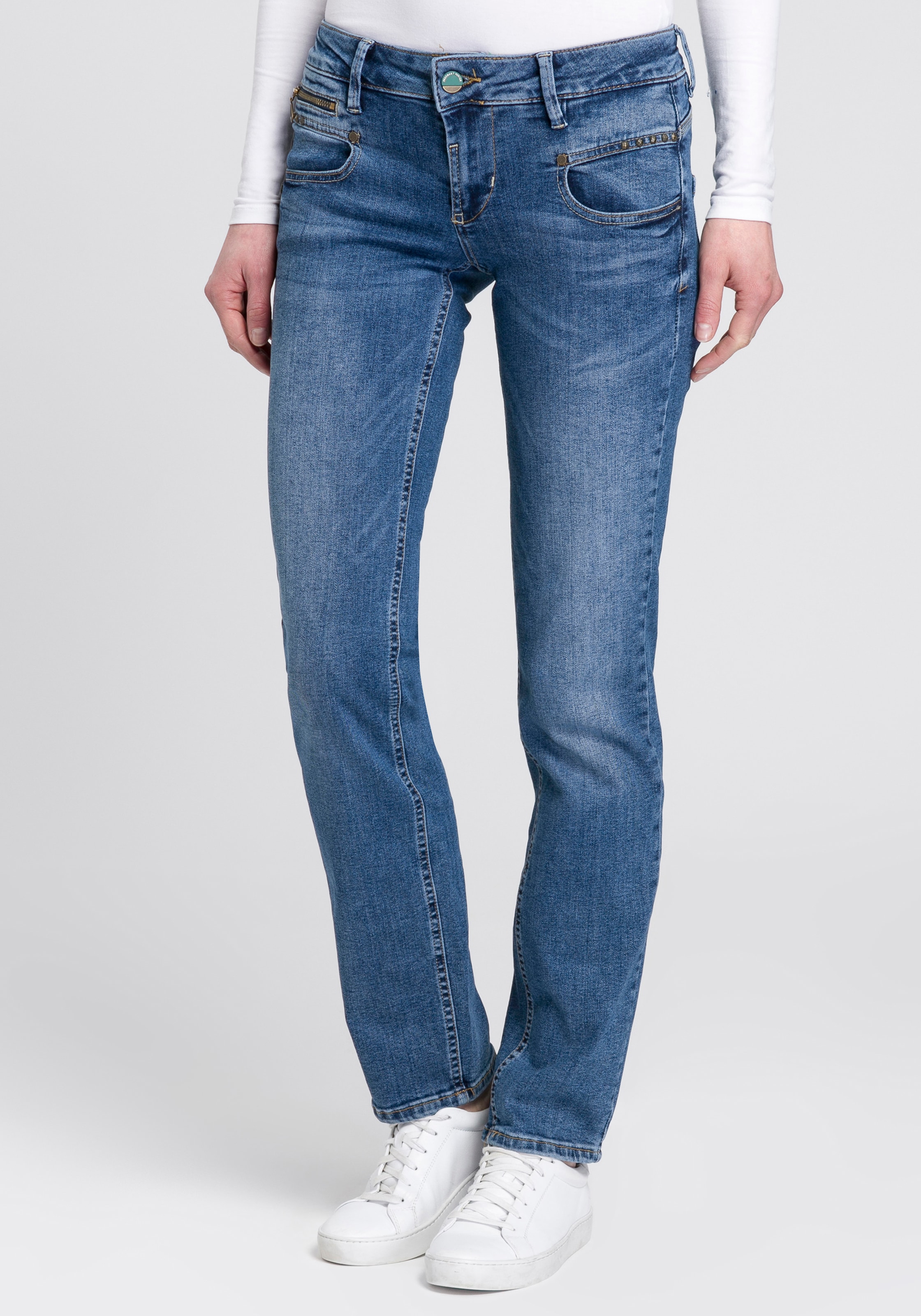 Freeman T. Porter Straight-Jeans »Alexa Straight SDM« su...