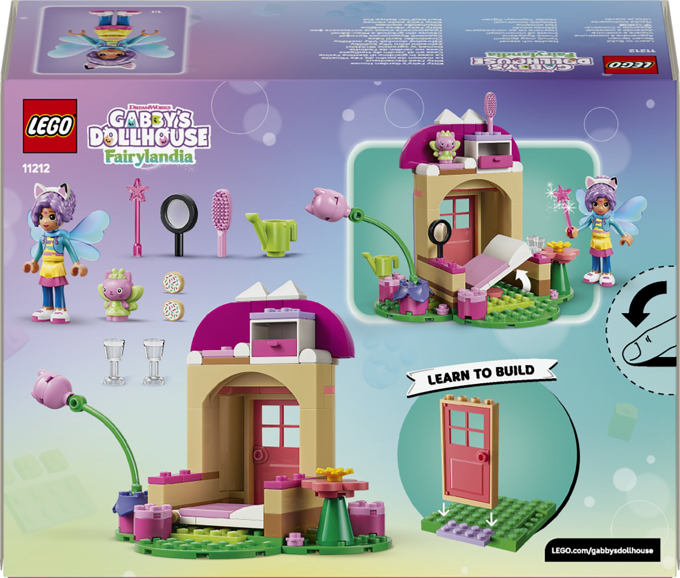 LEGO® Konstruktionsspielsteine »Kitty Fees Gartenhaus (11212), LEGO Gabby's Dollhouse« Made in Europe