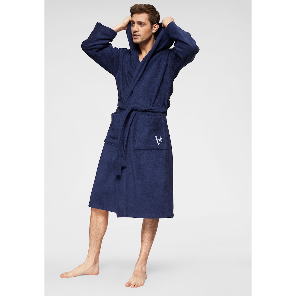 Bruno Banani Unisex-Bademantel »Robby«, (1 St.)