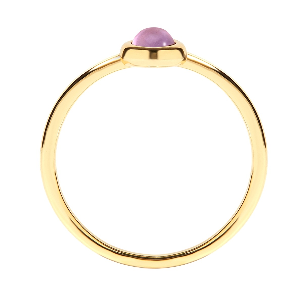 GLANZSTÜCKE MÜNCHEN GSM6014 Gemstone Ring Yellow Gold Size 58 3