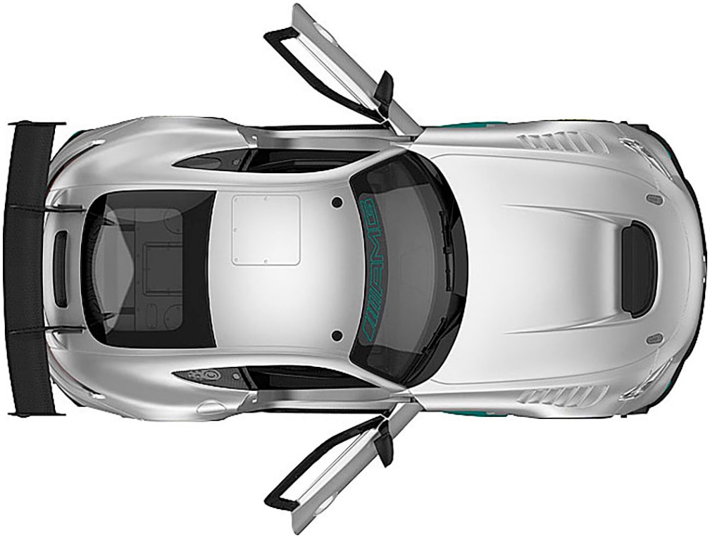 Jamara RC-Auto »Mercedes-AMG GT2 silber 2,4GHz« LED-Licht; Maßstab 1:14