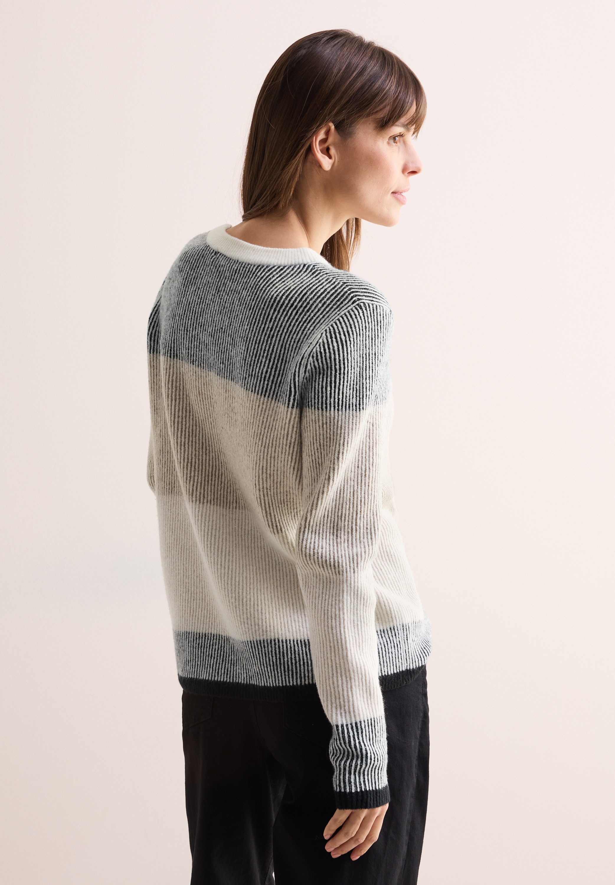 Cecil Strickpullover, mit Rundhalsausschnitt