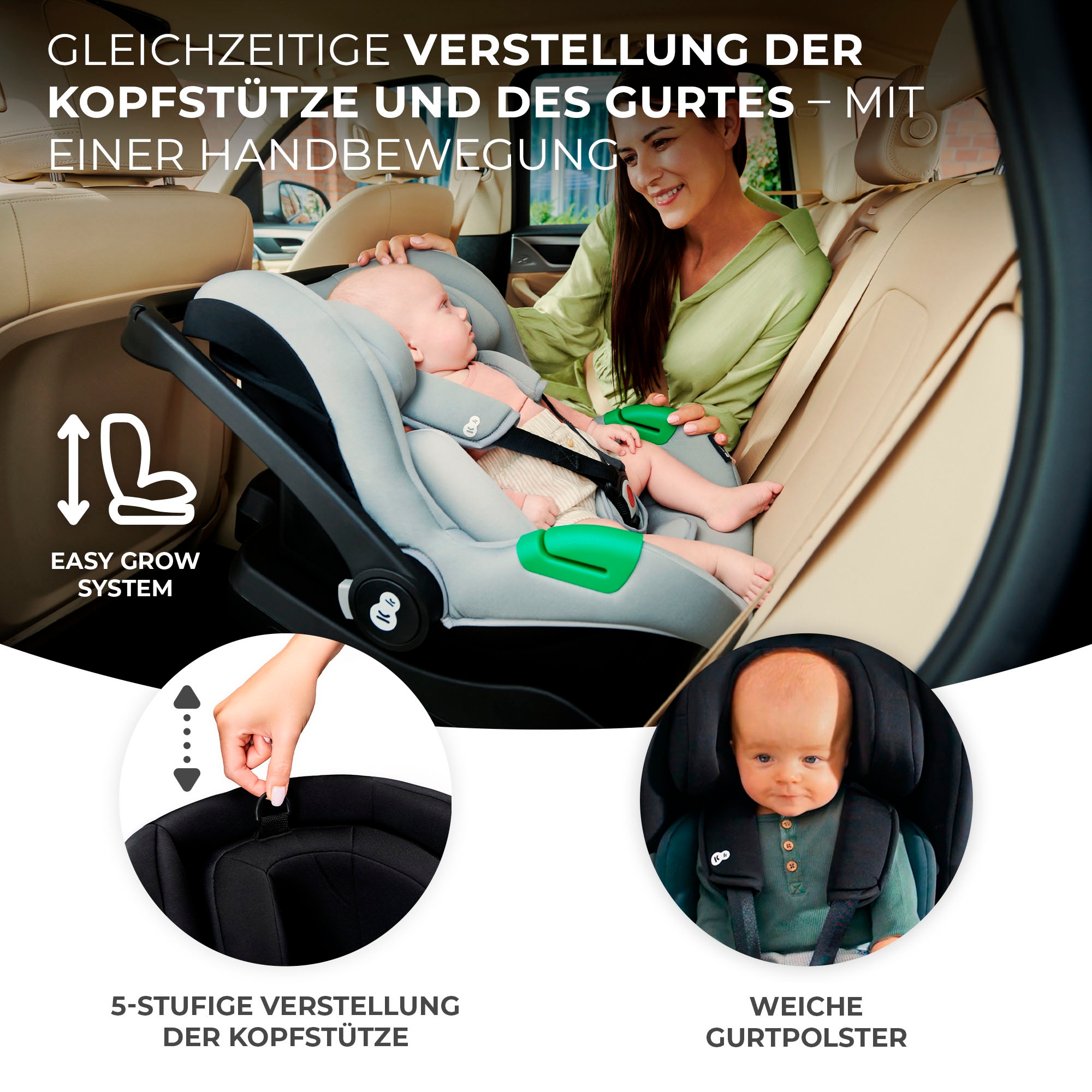 Kinderkraft Autokindersitz »MINK PRO i-Size + MINK FX Basis Set«