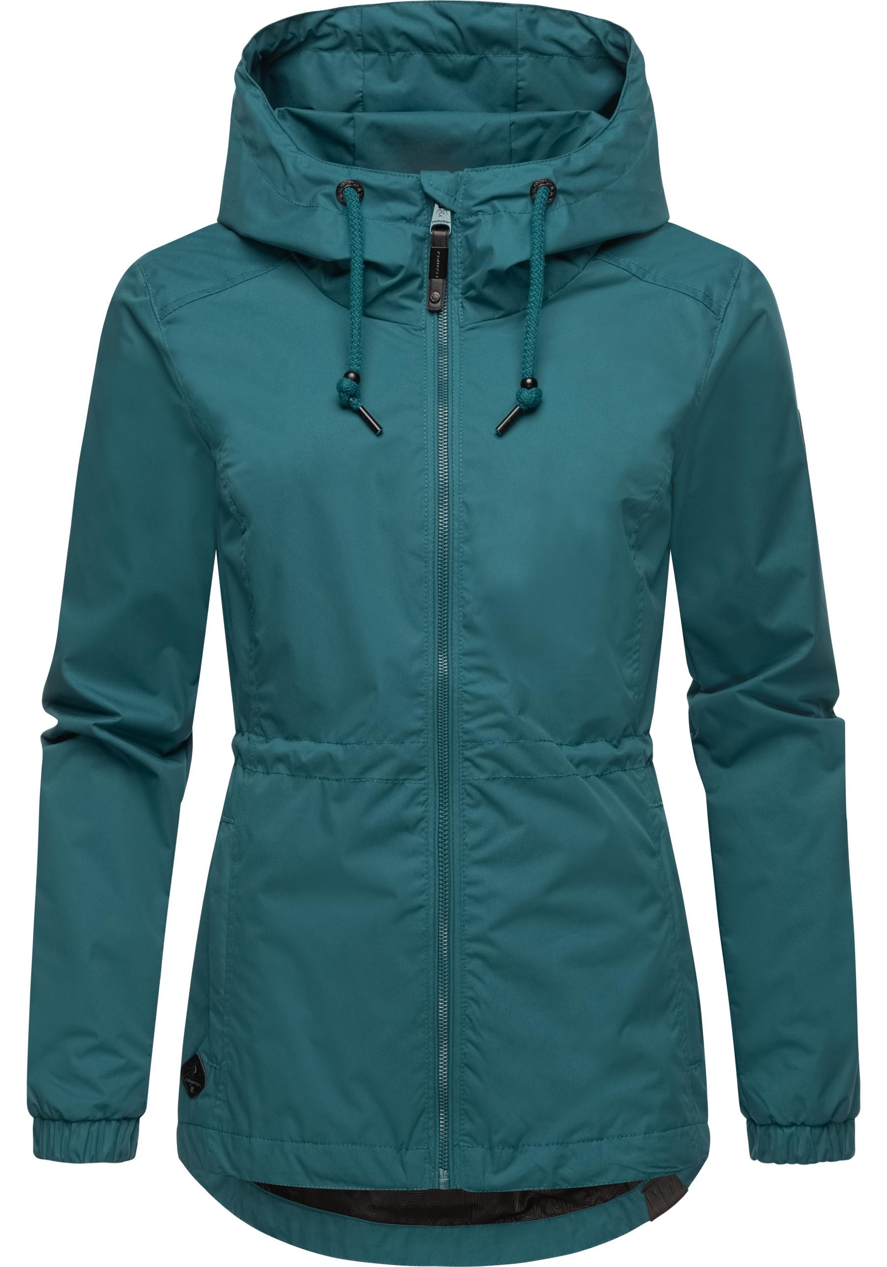 Ragwear Outdoorjacke »Danka«, mit Kapuze, Wasserdichte Übergangsjacke mit großer Kapuze