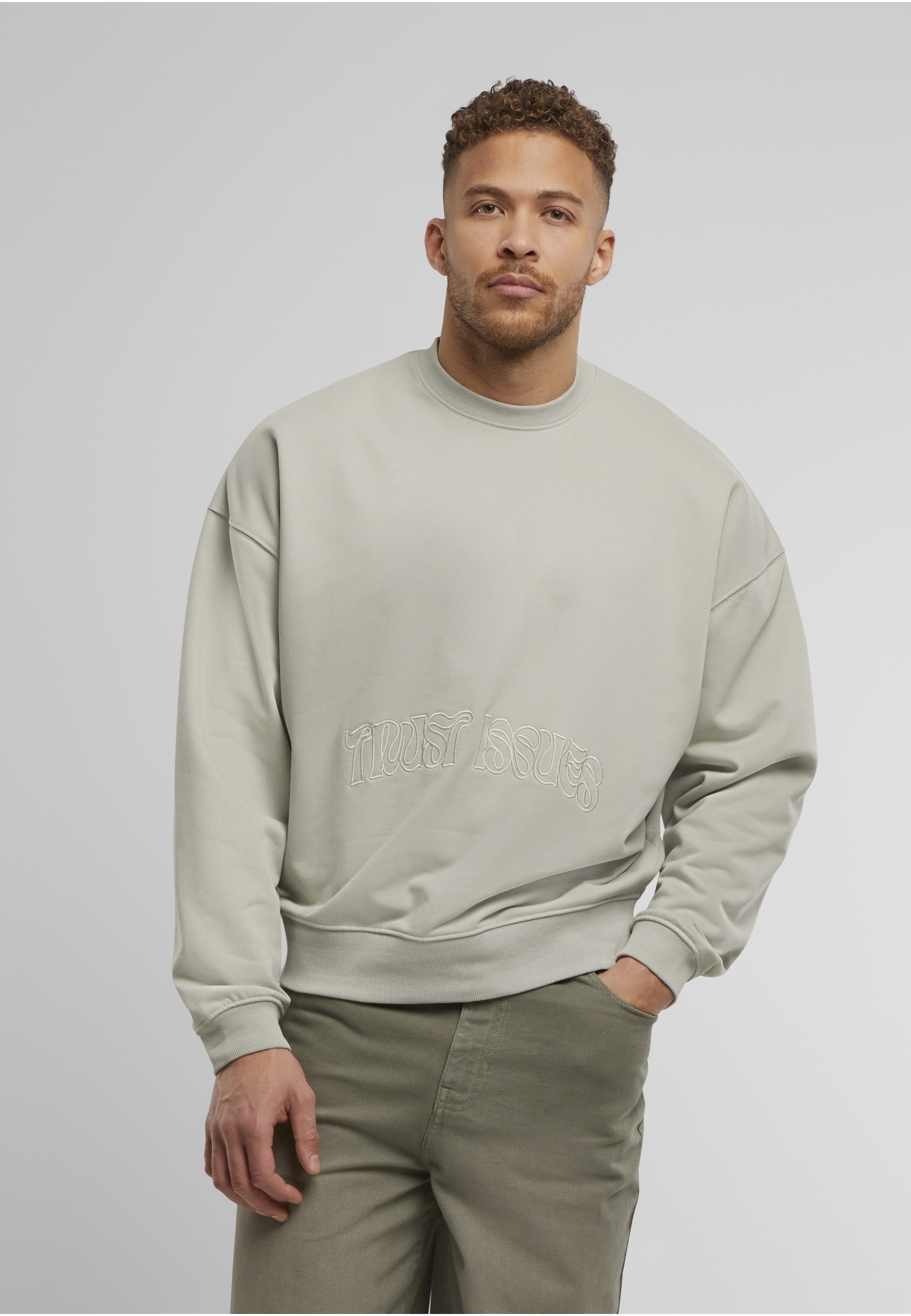 DEF Rundhalspullover »DEF DEF Trust Issues Pullover« 1 Stk.