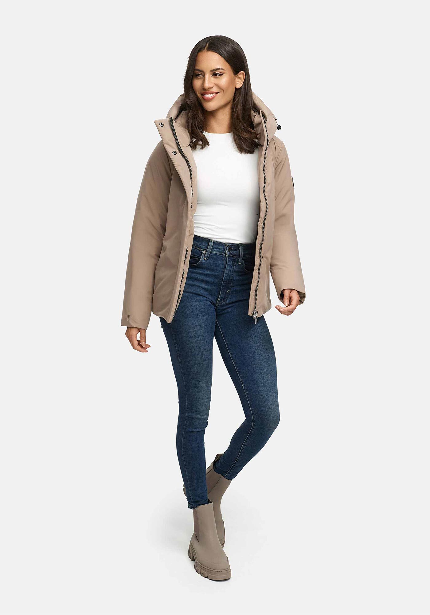 Marikoo Winterjacke "Yeminaa" Belüftungsöffnungen am Jackensaum günstig online kaufen