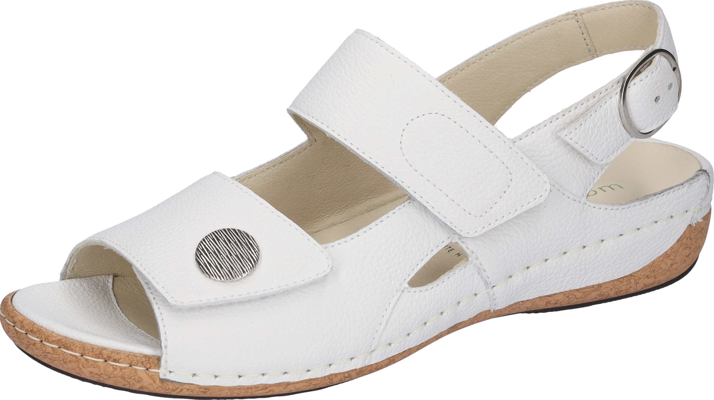 Waldläufer "HELIETT", Sommerschuh, Sandalette, Keilabsatz, mit Klettverschlüssen, H-Weite