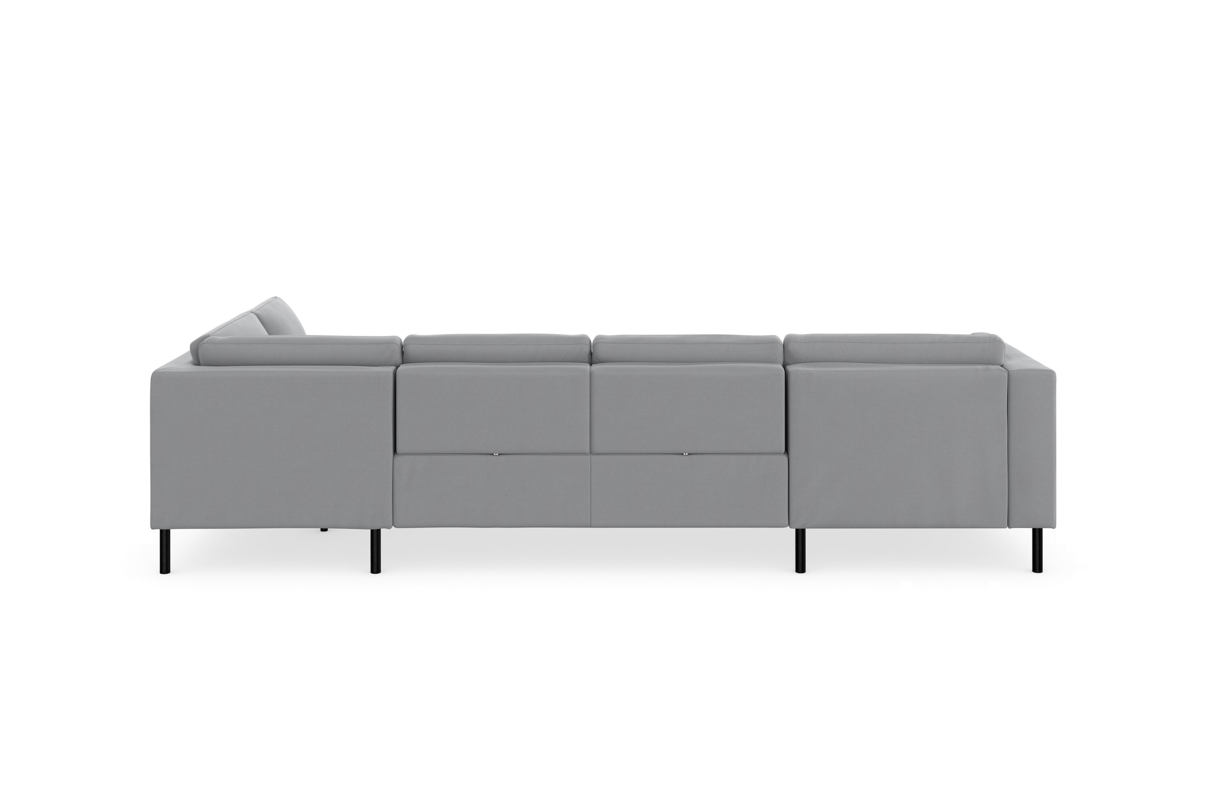 sit&more Wohnlandschaft »Lindholm U-Form«, mit Sitztiefenverstellung und Federkern