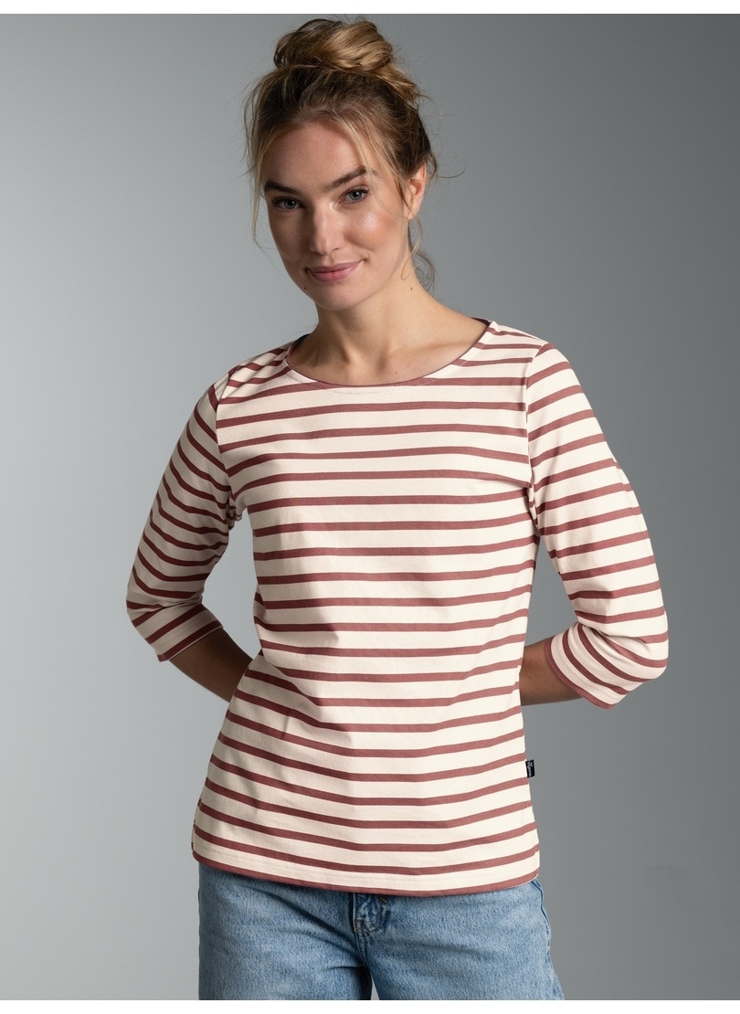 Trigema T-Shirt »TRIGEMA 3/4 Arm T Shirt mit Ringelmuster "Sail"« 1