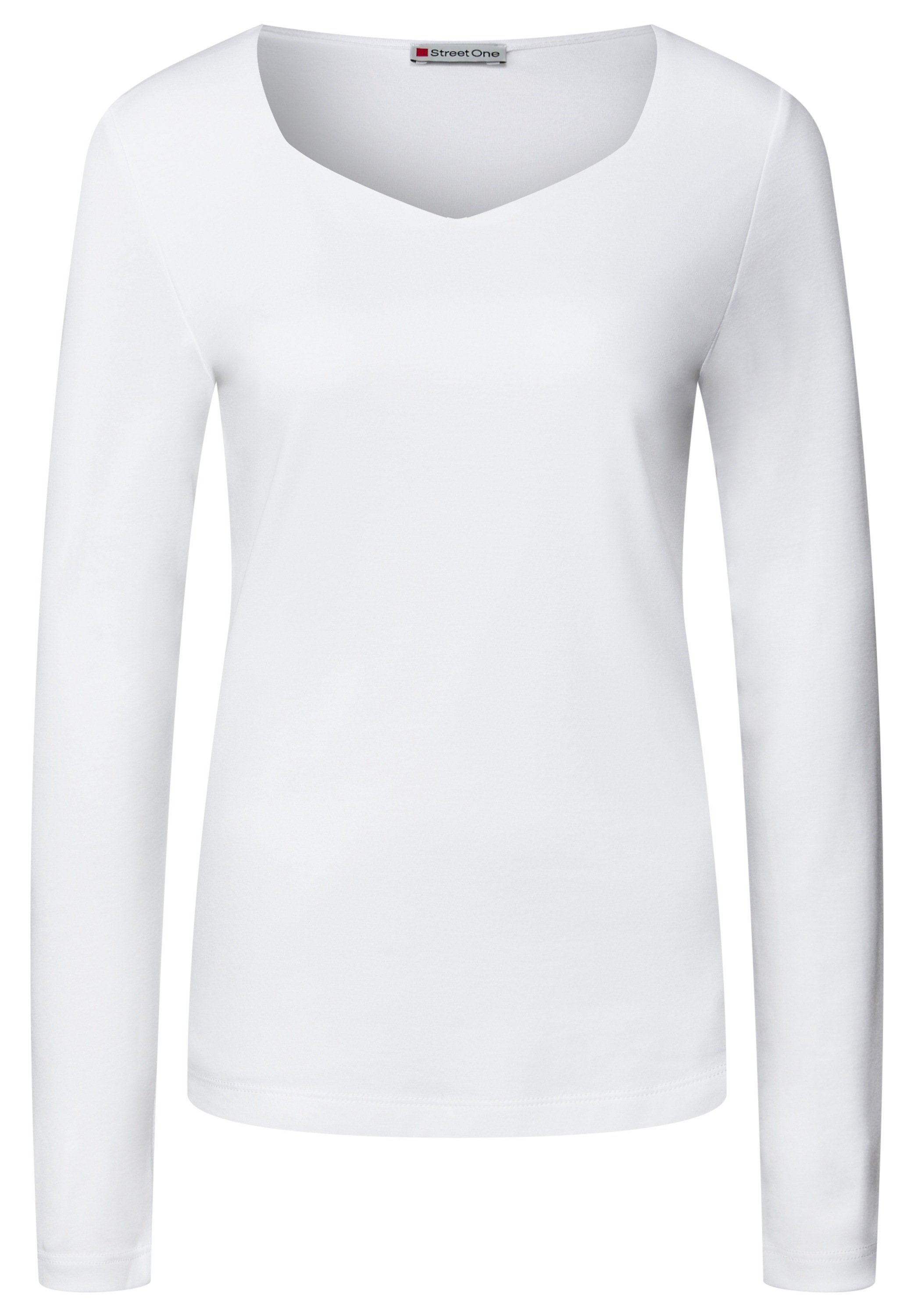 STREET ONE Langarmshirt, im soften Baumwoll-Mix