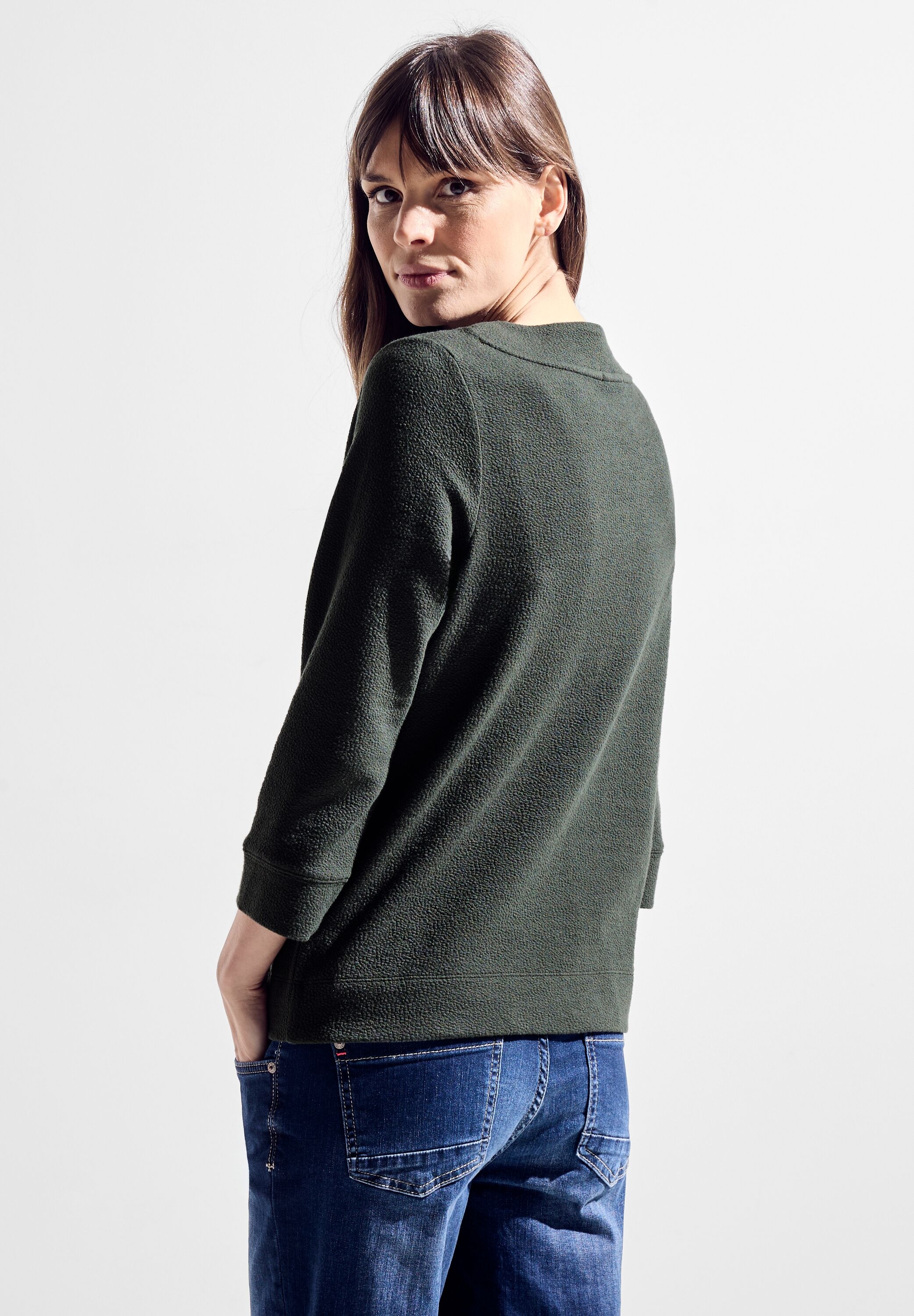 Cecil Sweatshirt, mit dekorativer Frontnaht