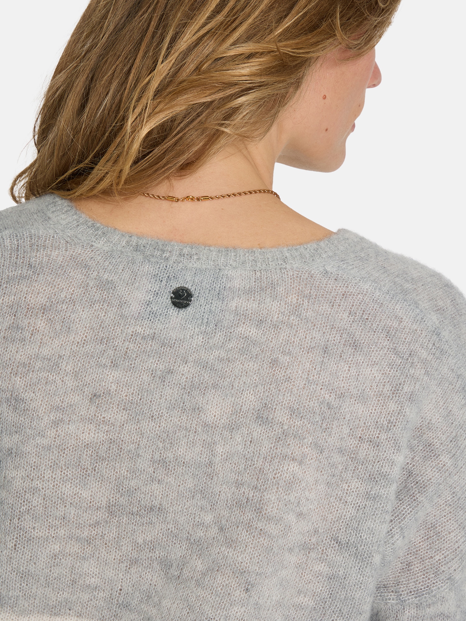 Lieblingsstück Strickpullover »Baberina«, V-Neck mit Alpaka-Wolle