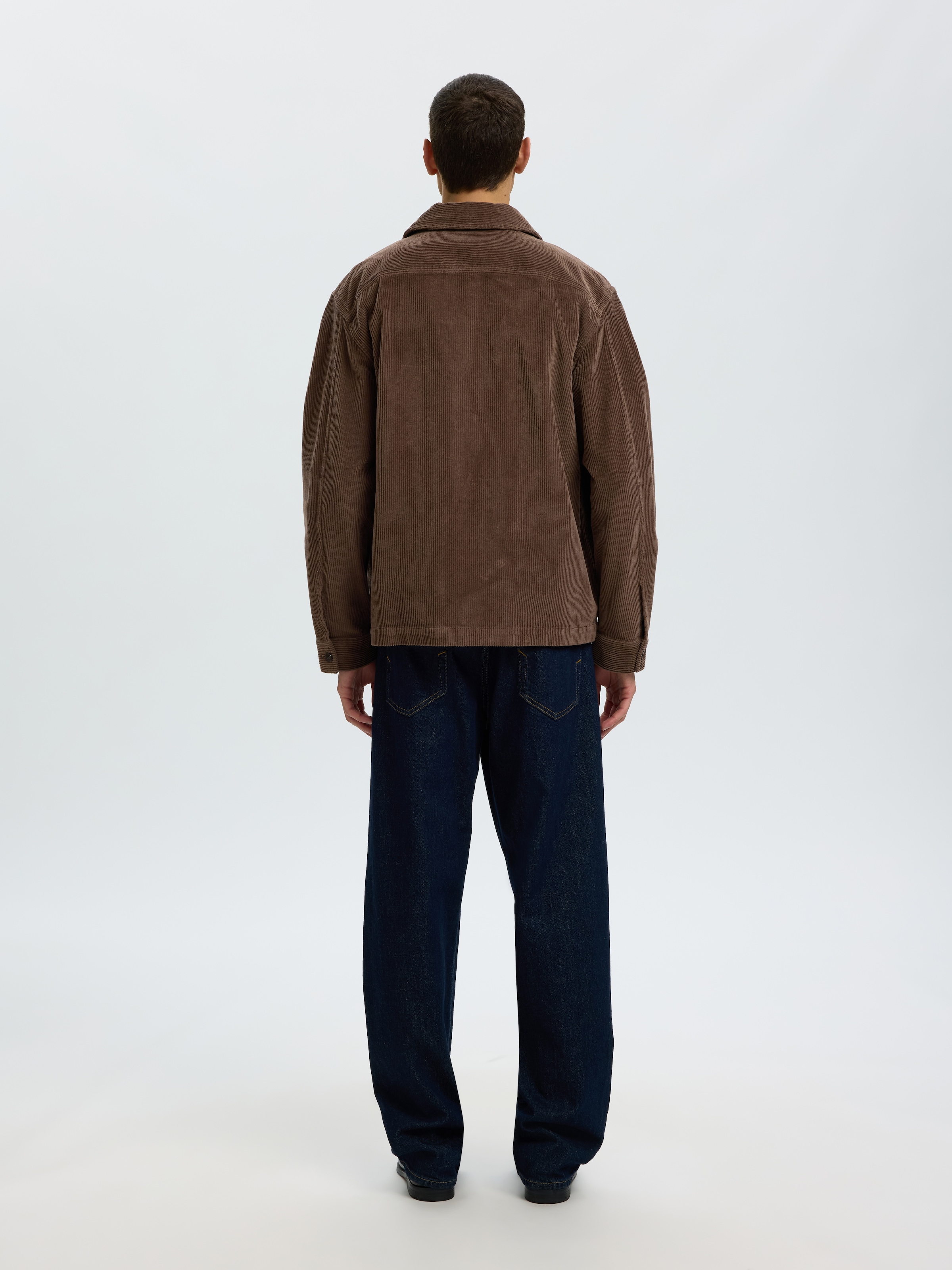 SELECTED Langarmhemd »SLMOTTO KRIS CORD OVERSHIRT NOOS« Baumwollmischung, regular fit