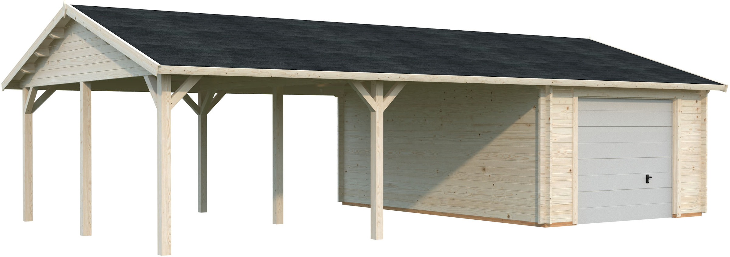 Palmako Garage »Roger, mit Sektionaltor« BxTxH: 1006x619x316 cm