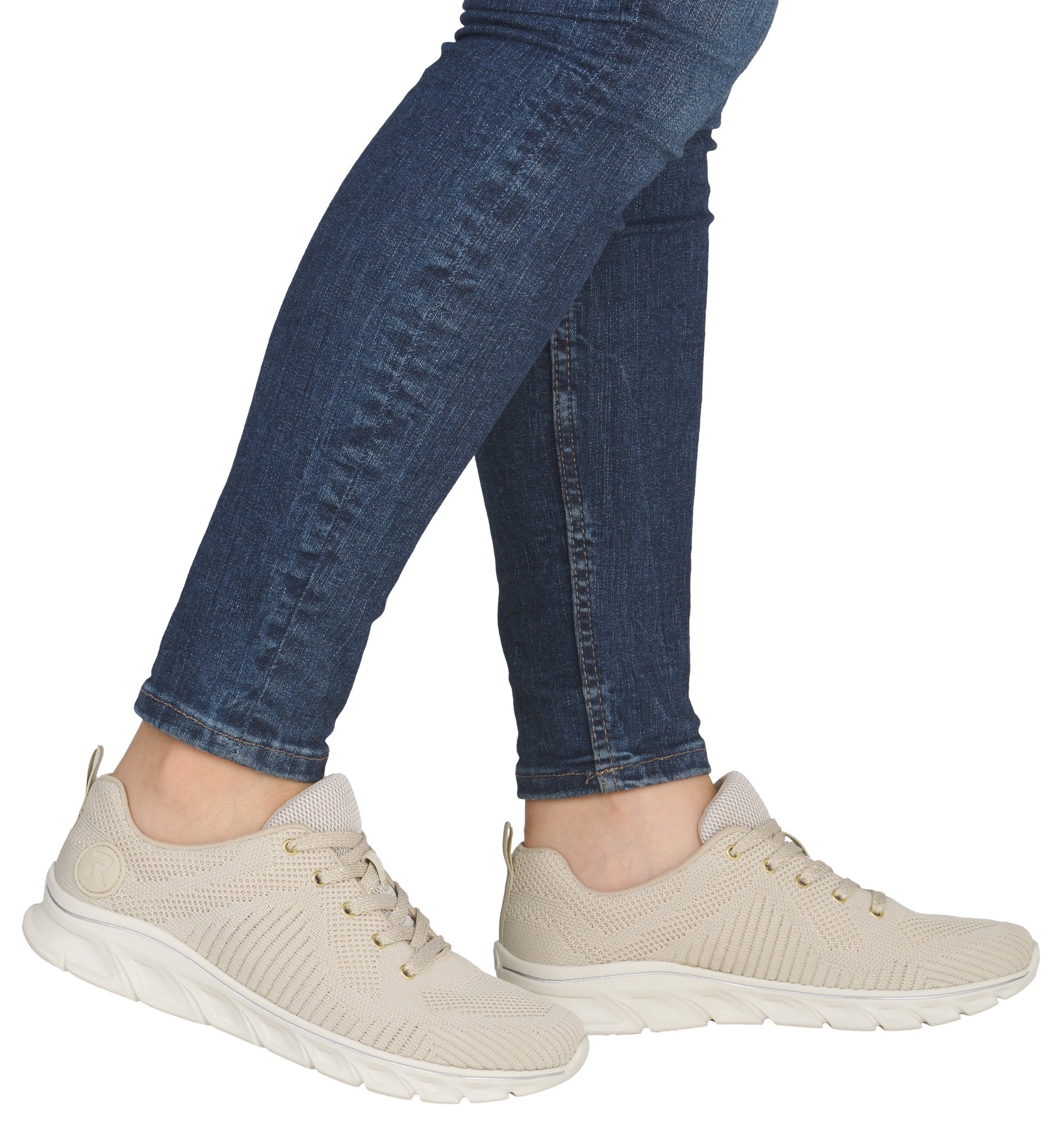 Rieker Sneaker mit leichter Laufsohle, Freizeitschuh, Halbschuh, Schnürschu günstig online kaufen