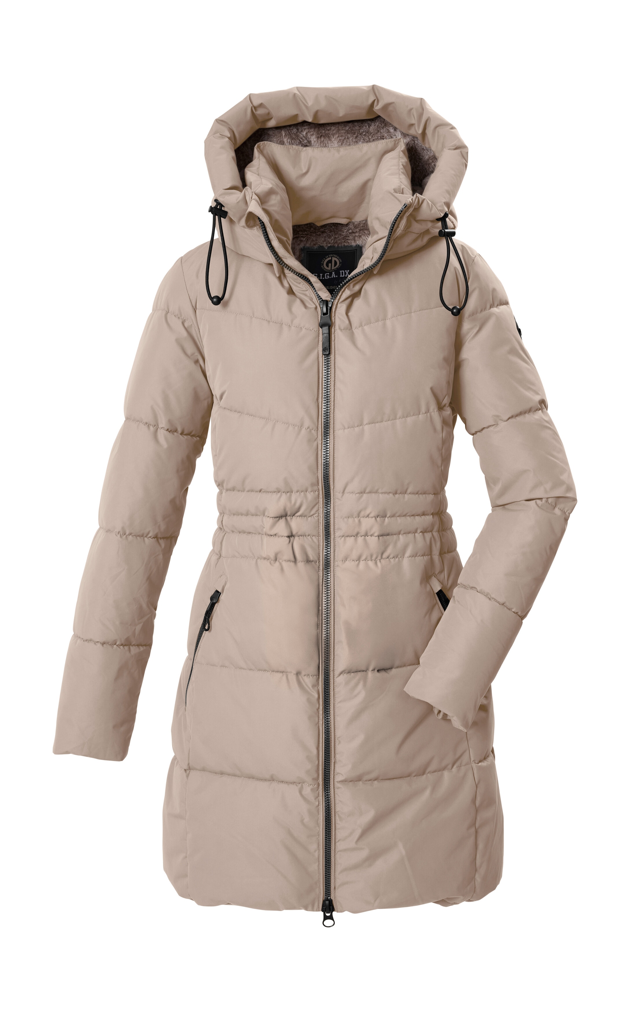 G.I.G.A. DX by killtec Steppmantel "GW 12 WMN QLTD PRK" Schmaler, winddichter Damen Steppparka mit abnehmbarer Kapuze