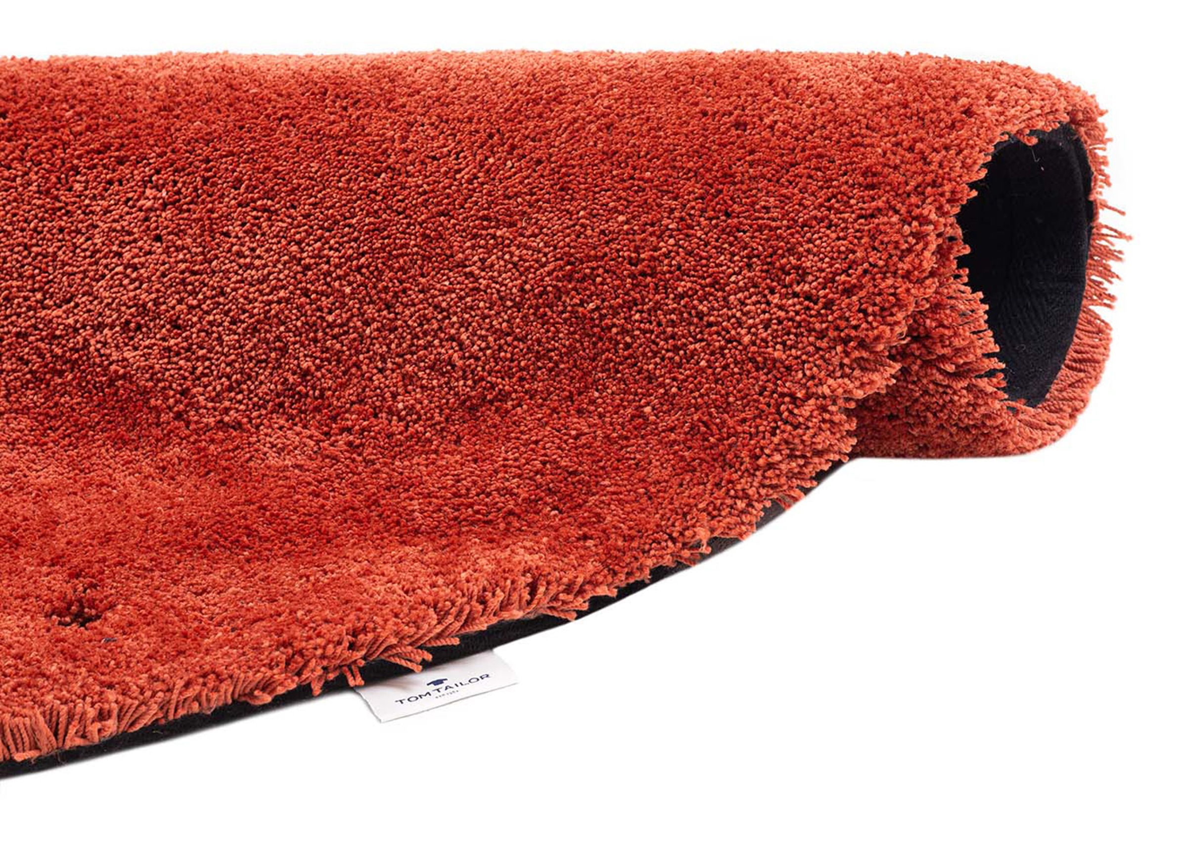 TOM TAILOR HOME Hochflor-Teppich »Shaggy Teppich Cozy«, rund, 25 mm Höhe, Uni Farben, auch in Pastell Farben, weich & kuschelig