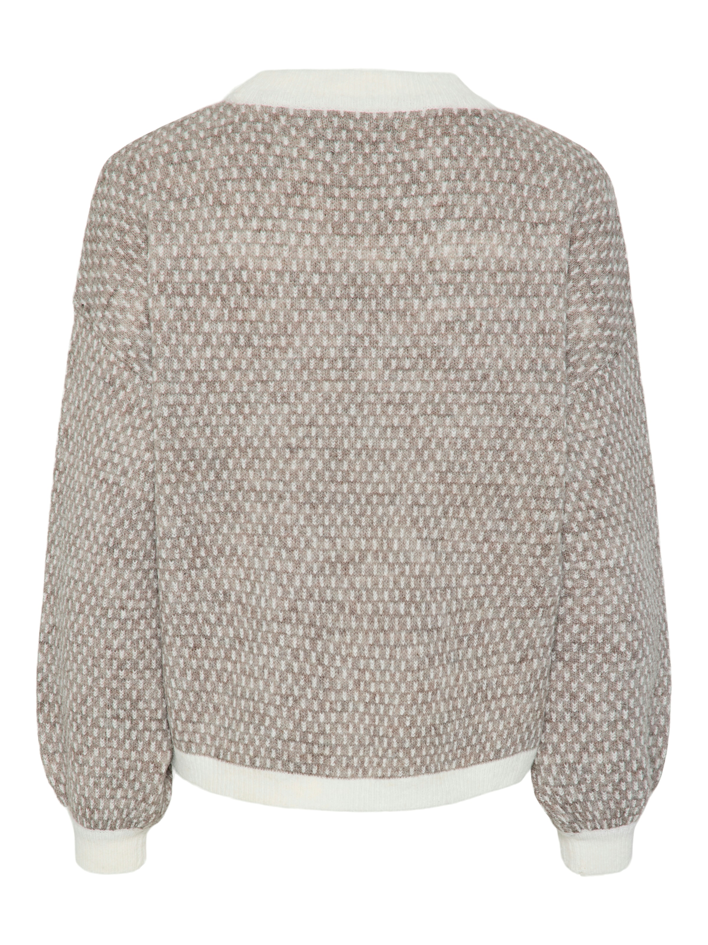 pieces Rundhalspullover »PCDILIPPA LS O-NECK KNIT MM«