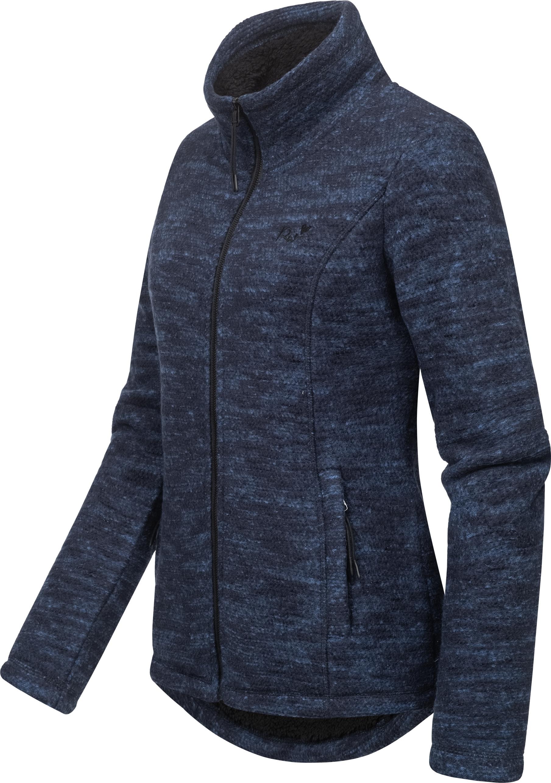 Ragwear Strickjacke »Liram Melange«, Kuschelige Übergangsjacke in Strick-Optik