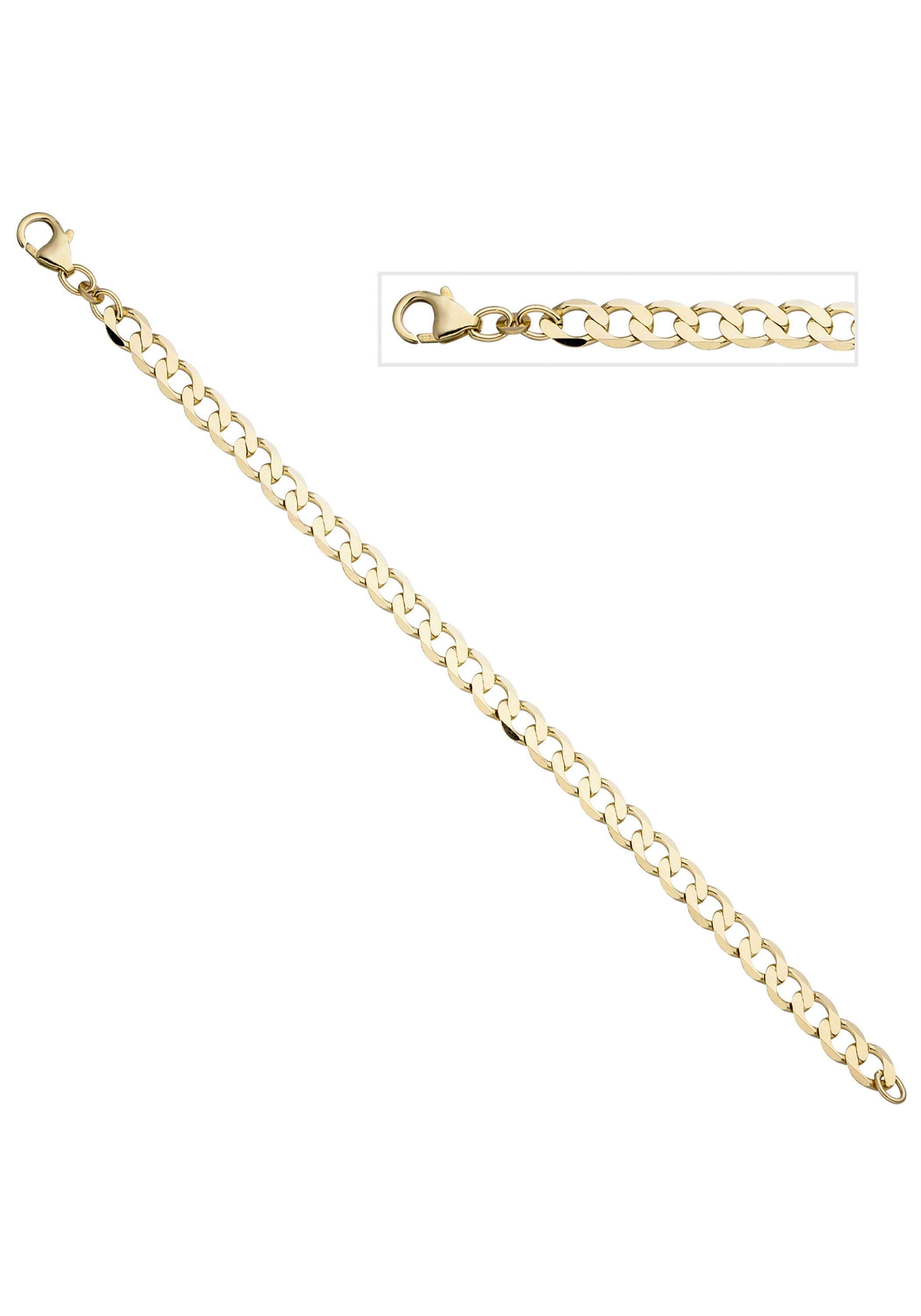 JOBO Goldarmband, Panzerarmband 333 Gold 21 cm