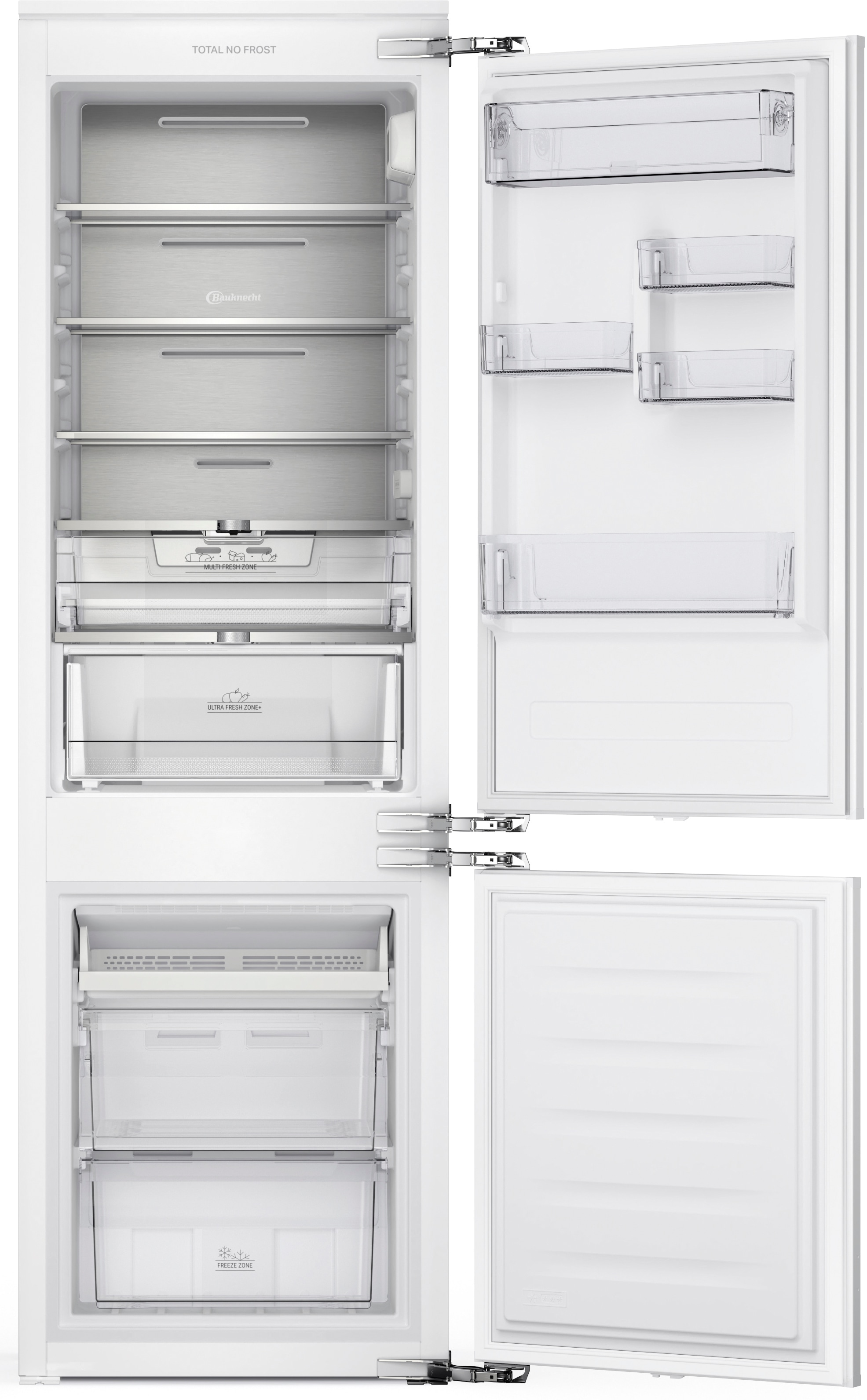 BAUKNECHT Einbaukühlgefrierkombination "KGITN 18F2 M" 177 cm hoch 55,7 cm b günstig online kaufen