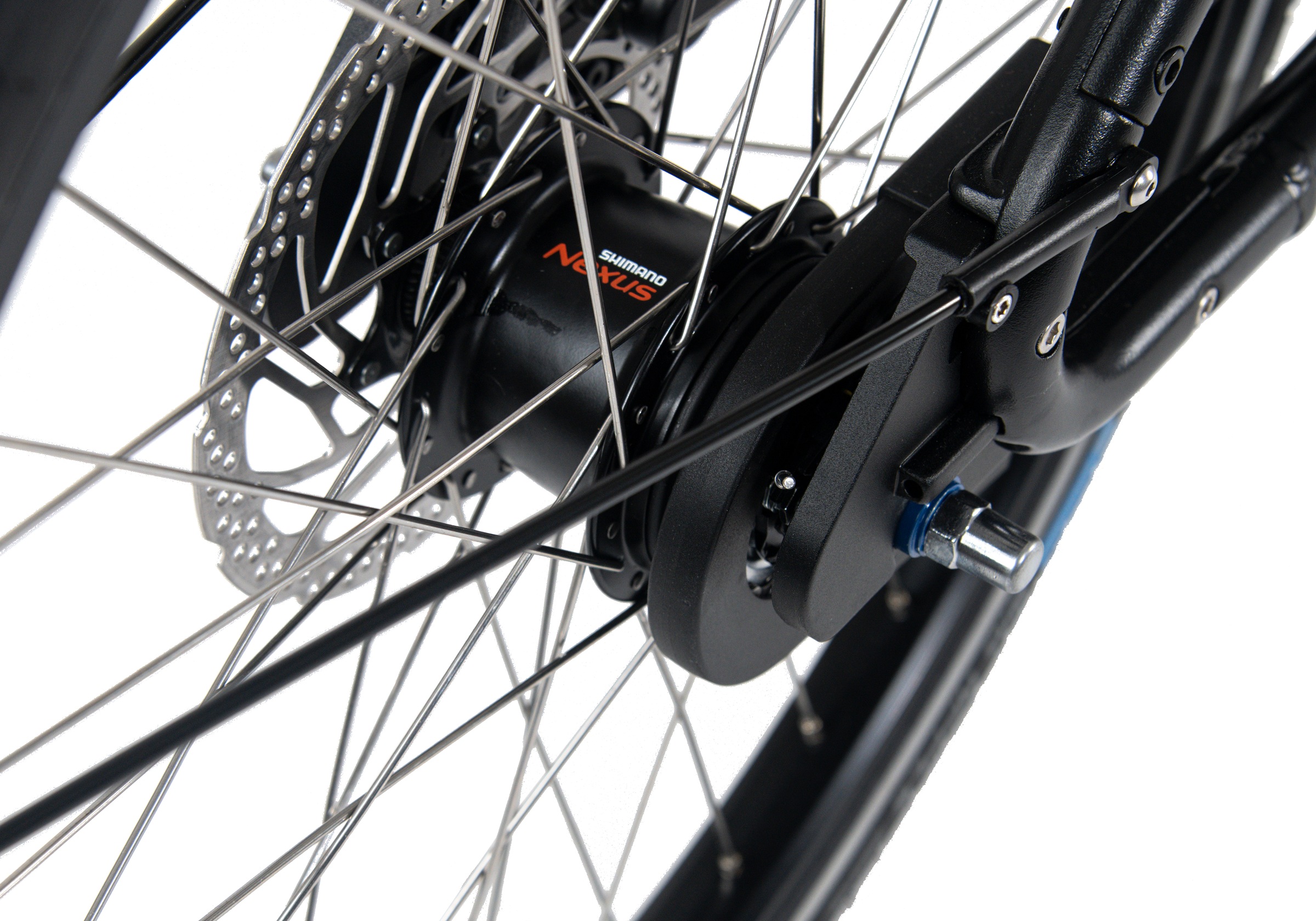 Royal Cargo Bikes »Cargo 2W Premium Plus Long 17,5Ah / 630 Wh 20 / 26 Zoll weiß« 0 Gang ENVIOLO NuVinci Schaltwerk Nabenschaltung Mittelmotor 250 W