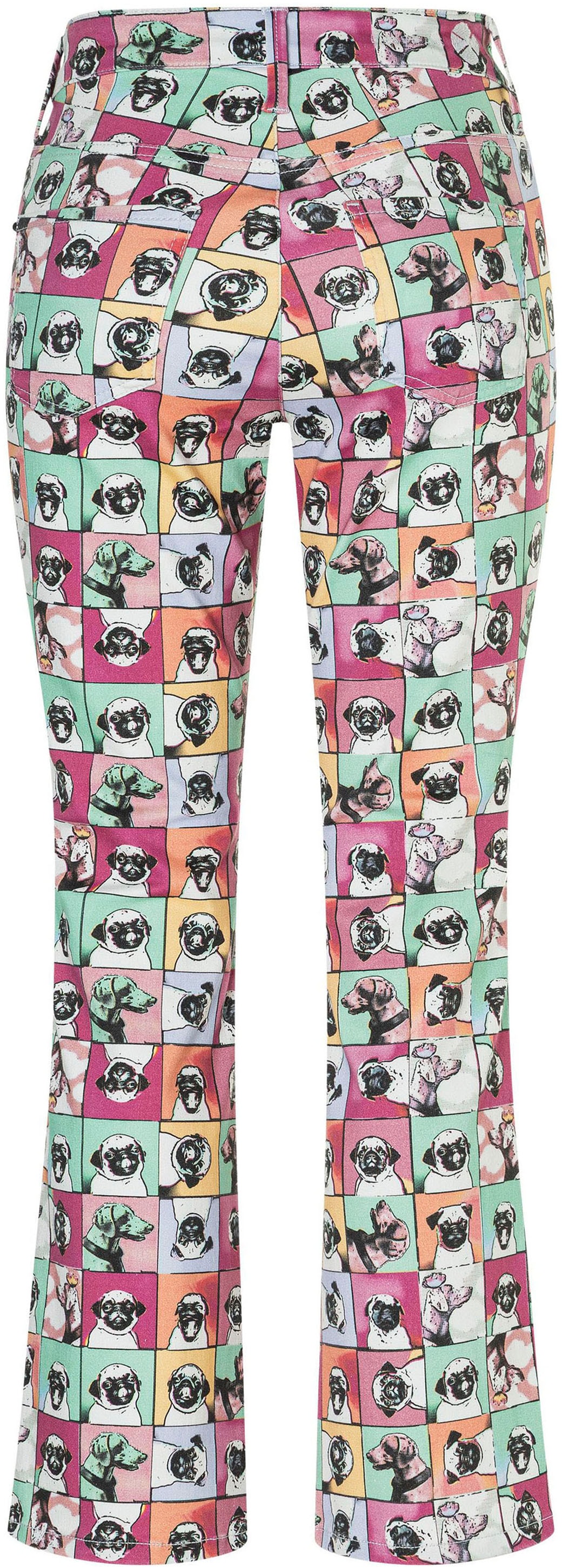 MAC High-waist-Jeans »DREAM KICK« mit Allover-Print