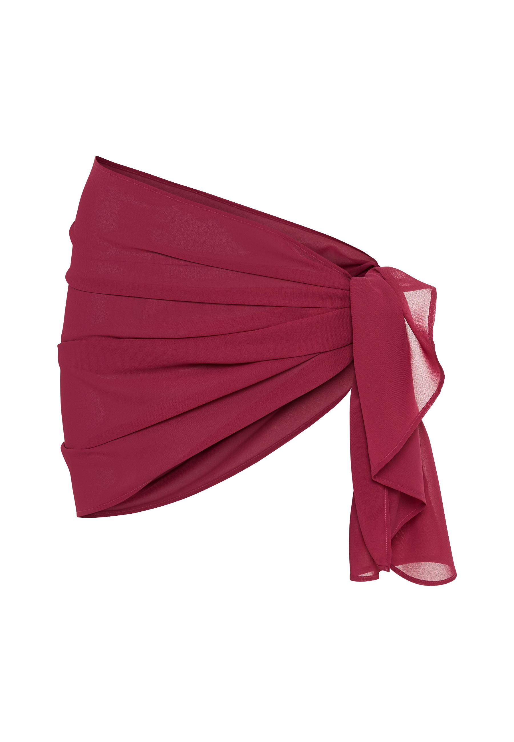 LSCN by LASCANA Strandrock , kurzer Wickelrock aus Chiffon
