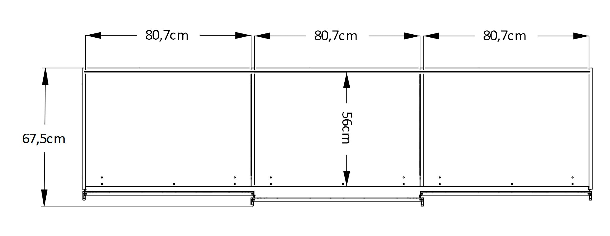 STAUD Schwebetürenschrank »Sonate Lucca, Made in Germany« Mit vier verschiedenen Ausstattungsvarianten