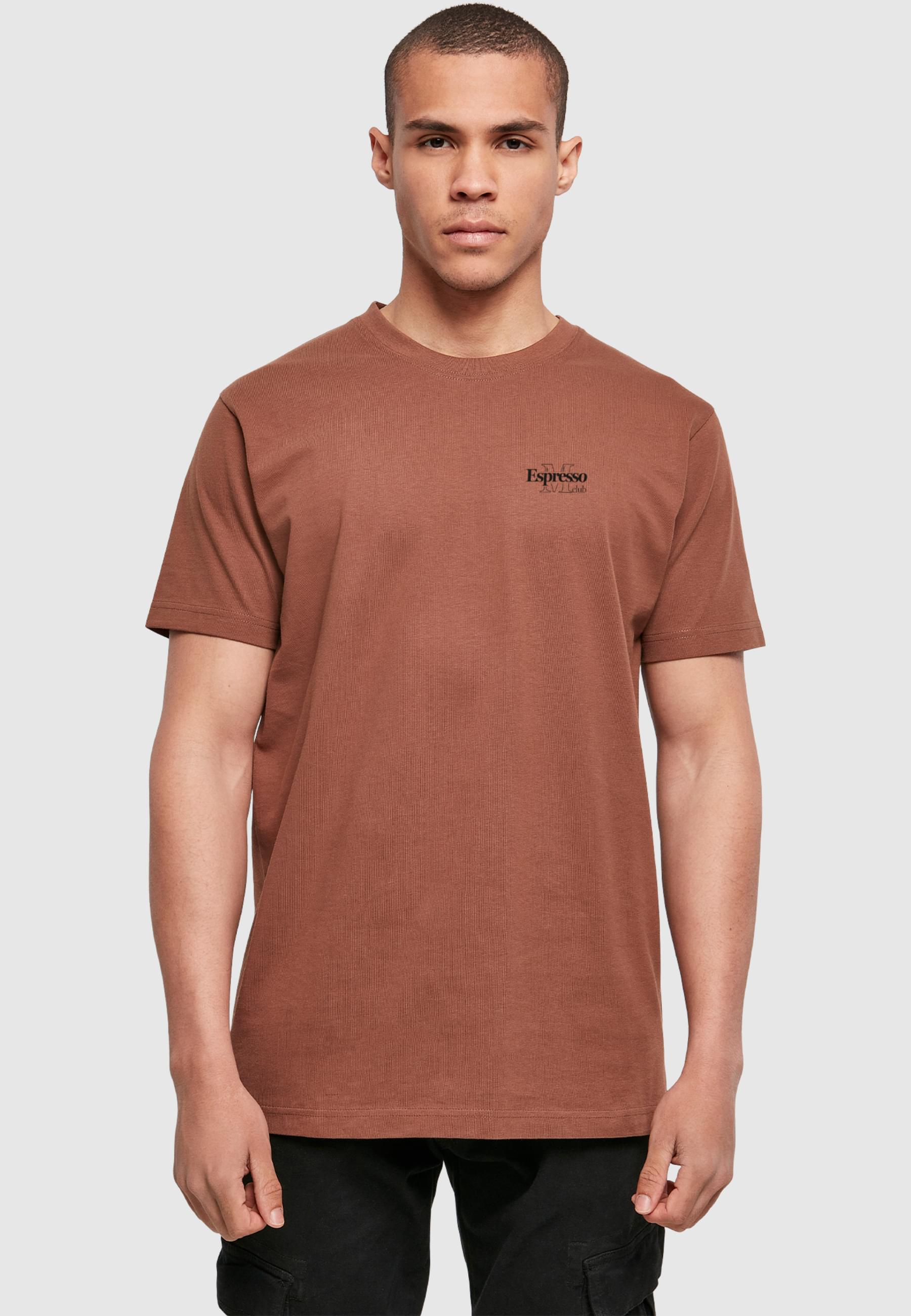 Thumbnail - MisterTee T-Shirt "MisterTee Herren Espresso M Club Tee", (1 tlg.)