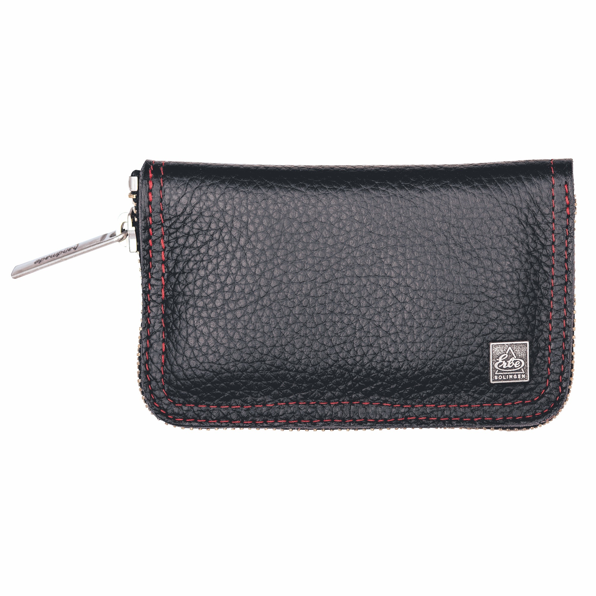 ERBE Maniküre-Etui »Colorado«, (Set, 4 tlg.), Echtleder, Kontrastnähte, Druckknopfverschluss, rostfreie Instrumente