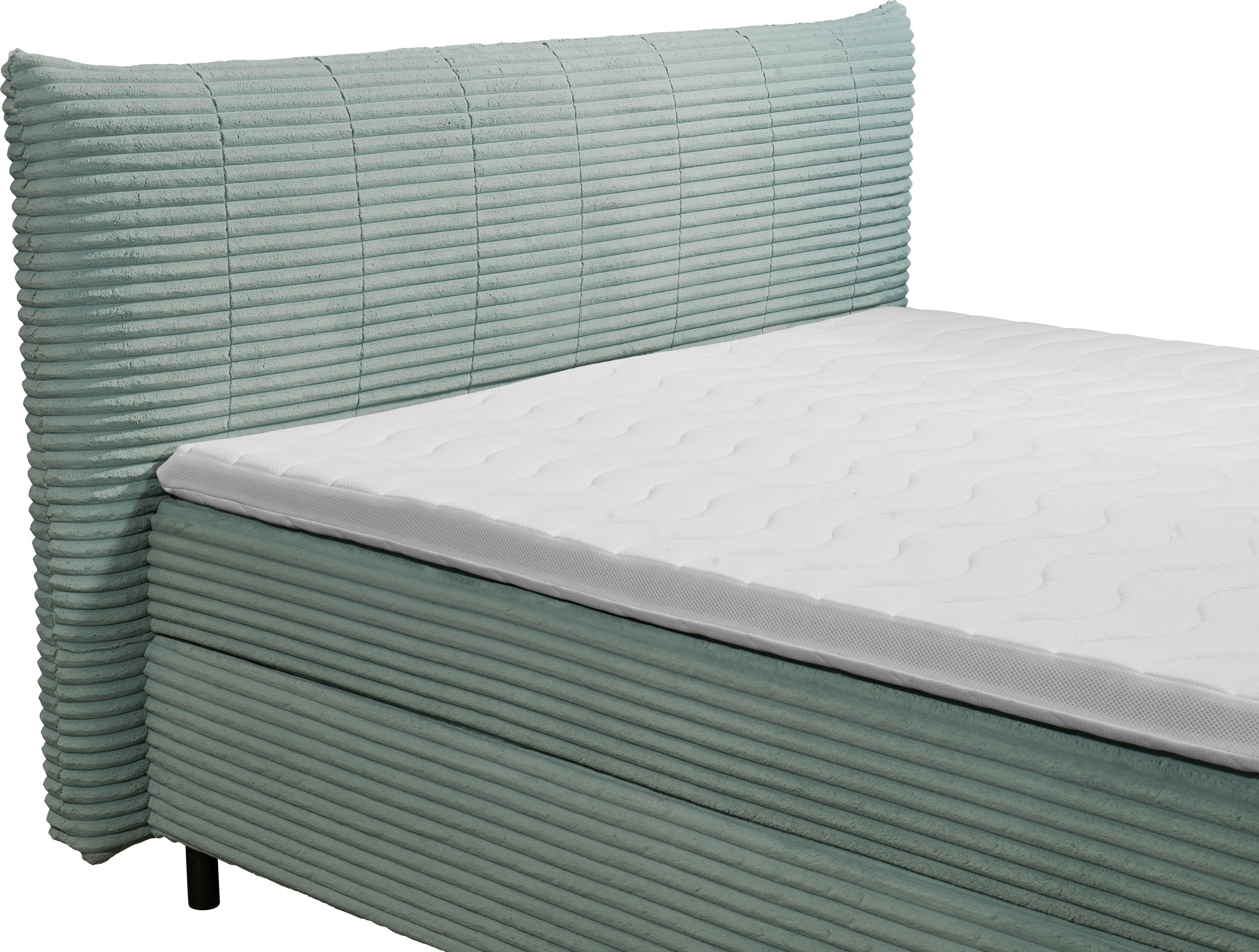 ED EXCITING DESIGN Boxspringbett »Seattle«, harte Seite mit Kokosmatte, weiche Seite mit Filzabdeckung