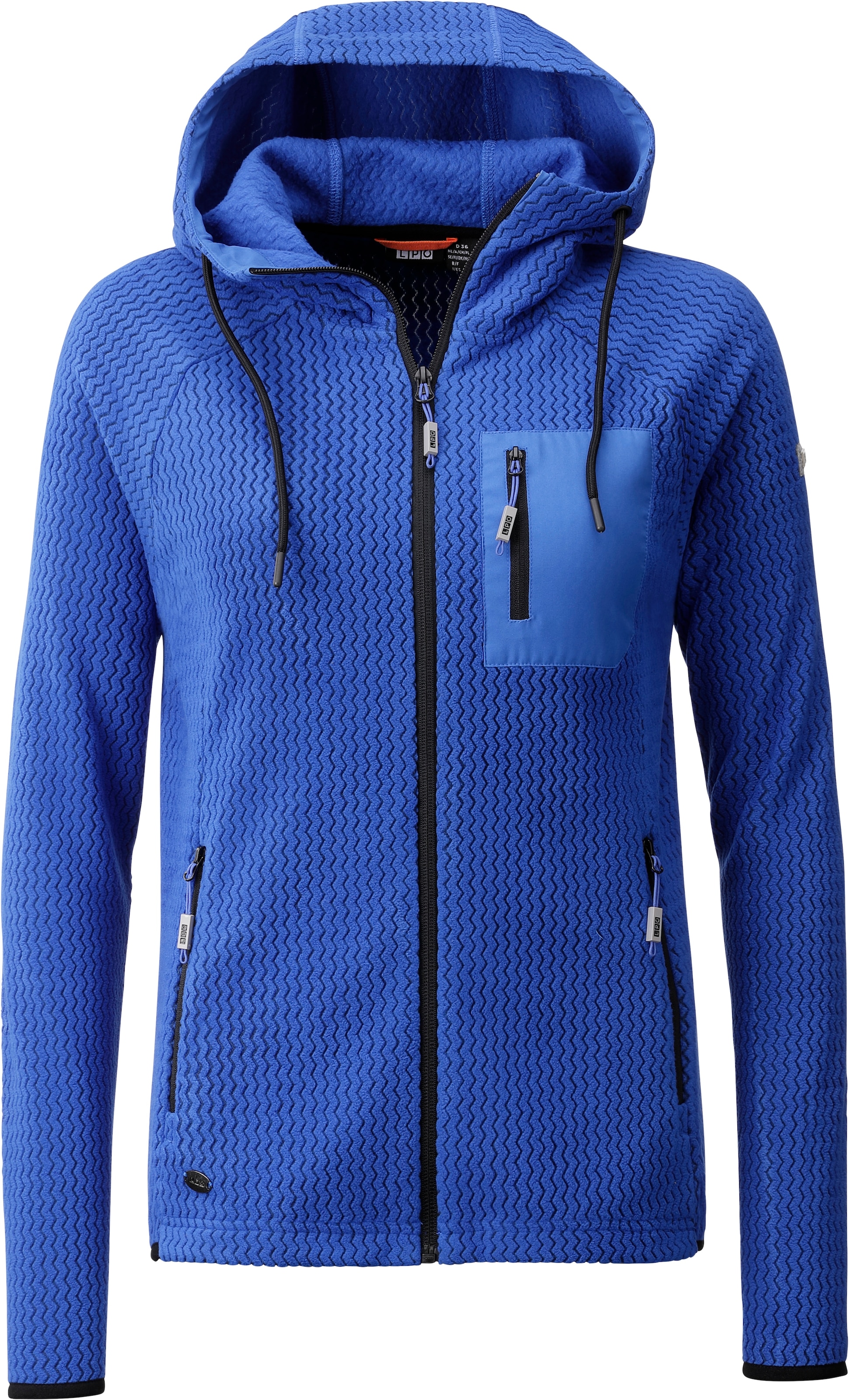 LPO Fleecejacke "Weya" mit Kapuze auch in Großen Größen