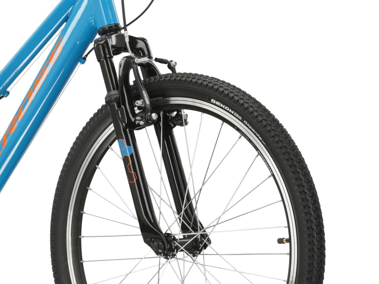 Kross Kinderfahrrad »KROSS Kinderad 24" Hexagon JR 1.0 Blau 8 Gänge« 8 Gang Shimano TOURNEY TX800 Schaltwerk Kettenschaltung