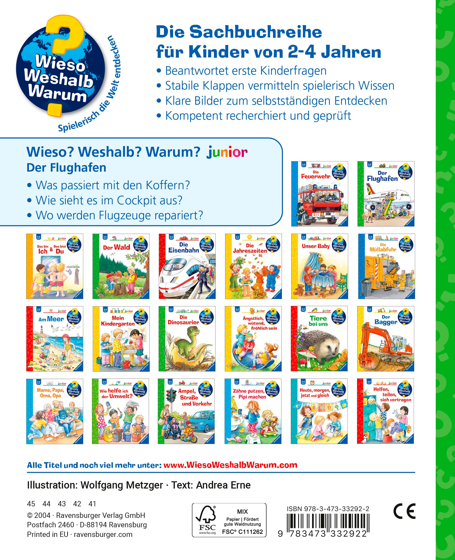 Thumbnail - Ravensburger "Wieso? Weshalb? Warum? junior, Band 3 Der Flughafen"