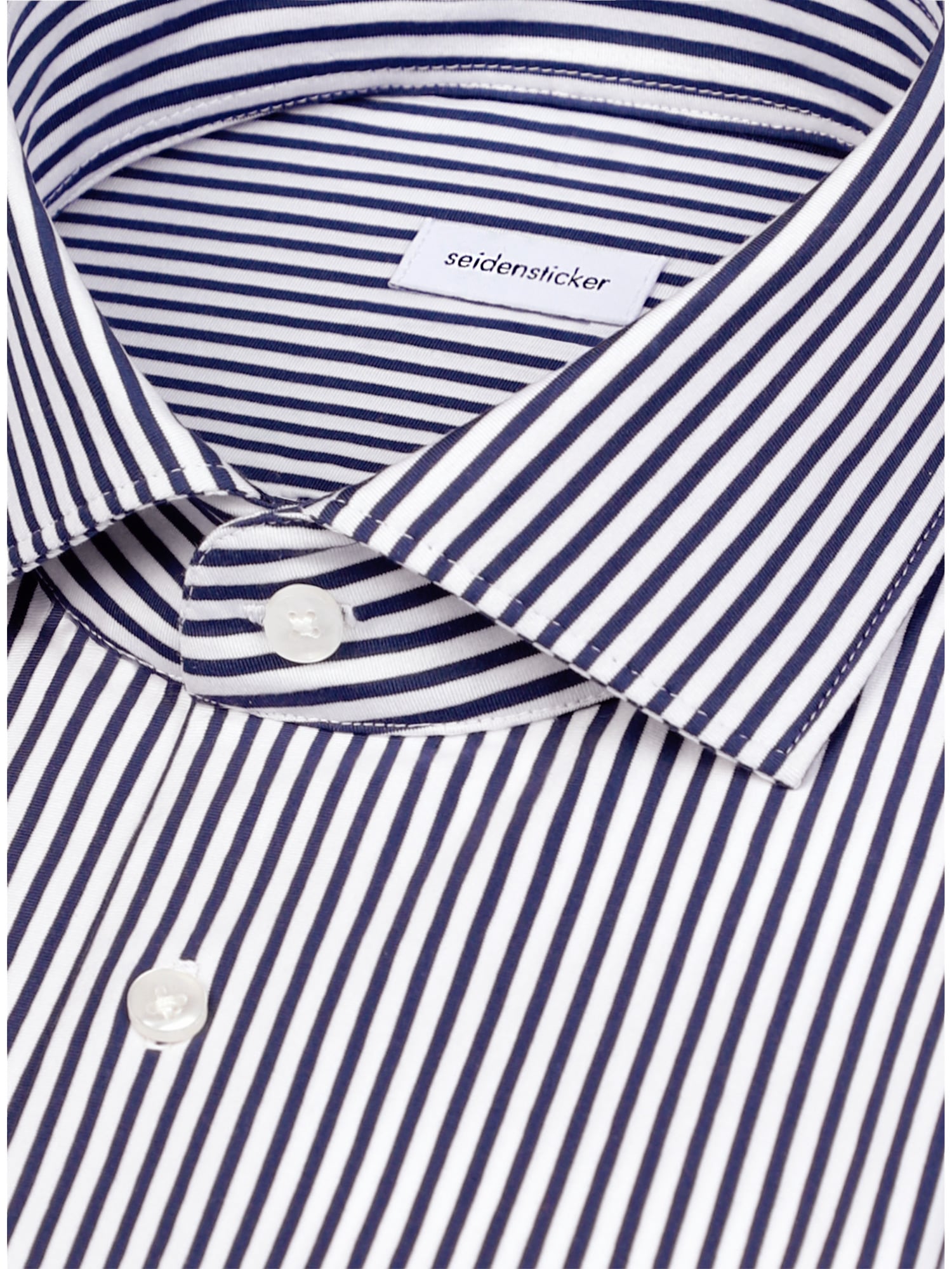 seidensticker Businesshemd »Schwarze Rose« Slim 1/1 Kentkragen Gestreift