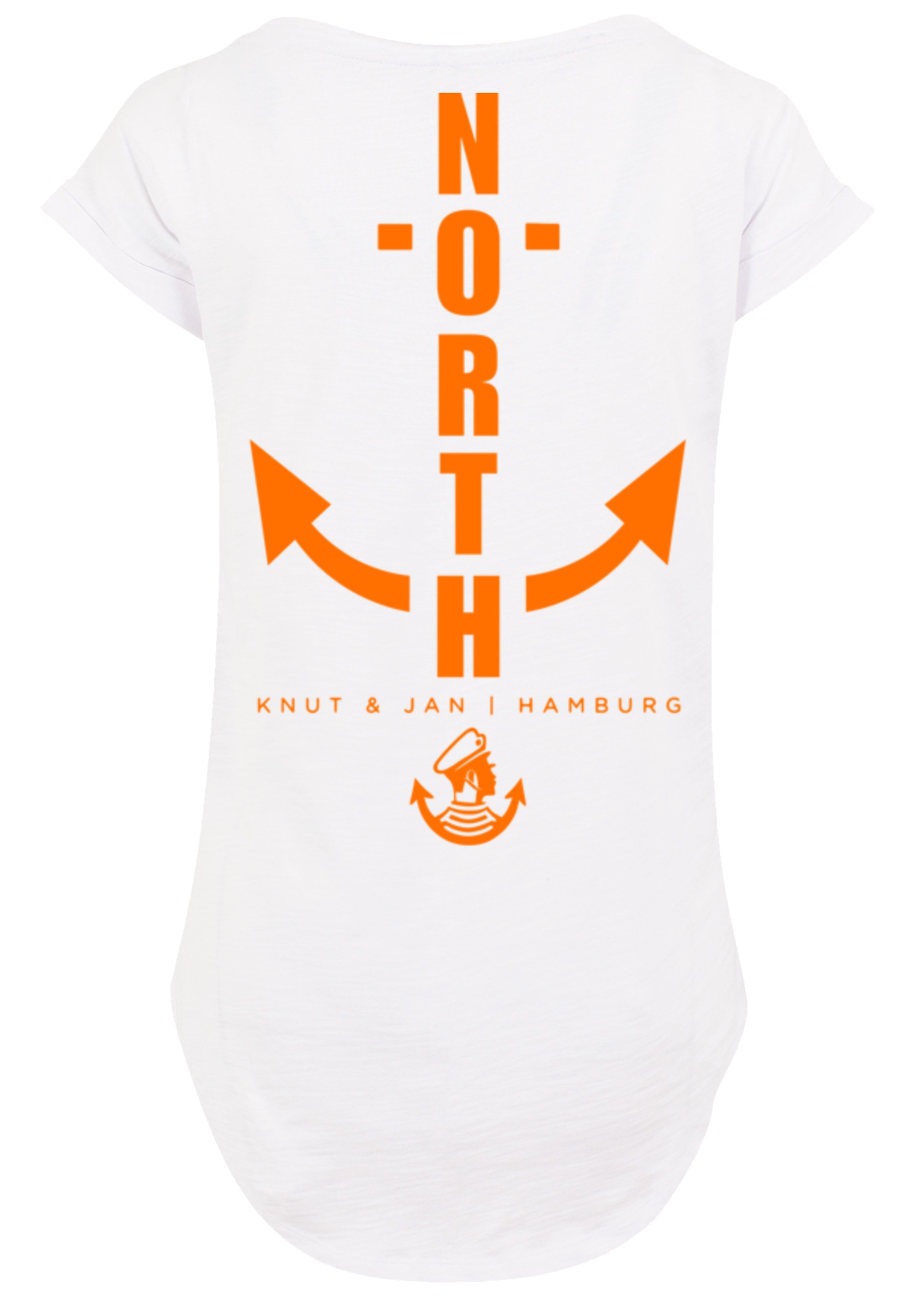 F4NT4STIC T-Shirt »North Anker Knut & Jan Hamburg«, Print