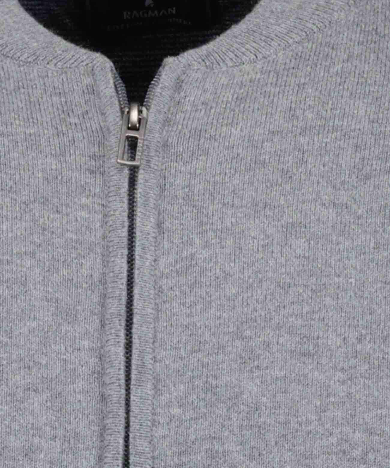 RAGMAN Strickfleecejacke