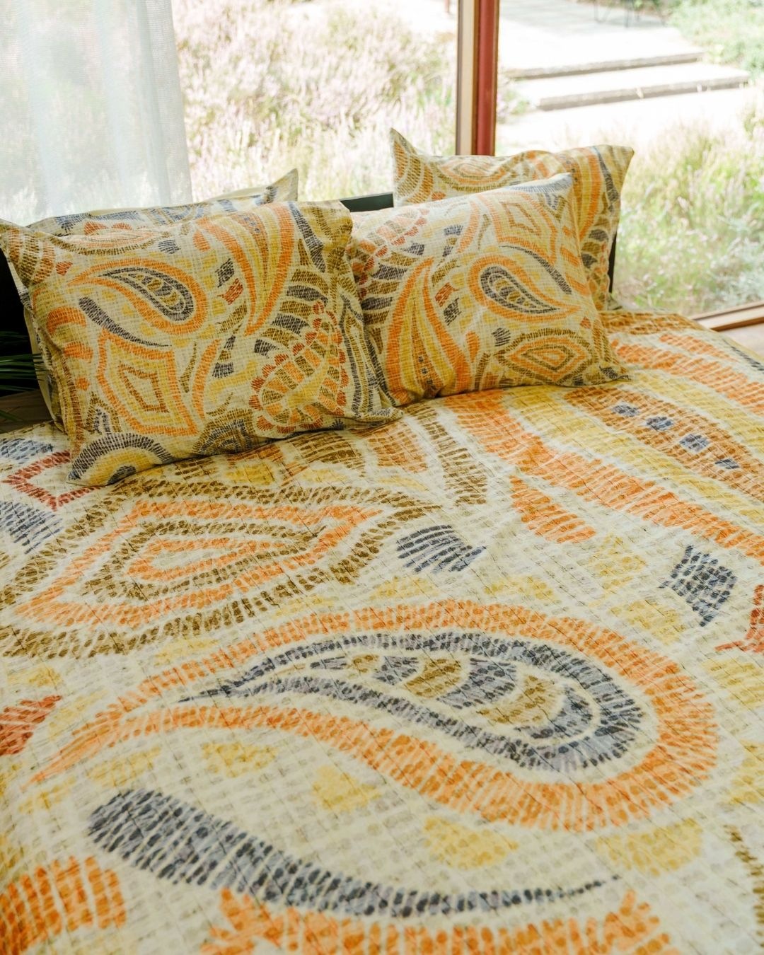 kayori Bettwäsche "Abu" 2 Stk. 100% reiner Bio-Baumwoll-Satin günstig online kaufen