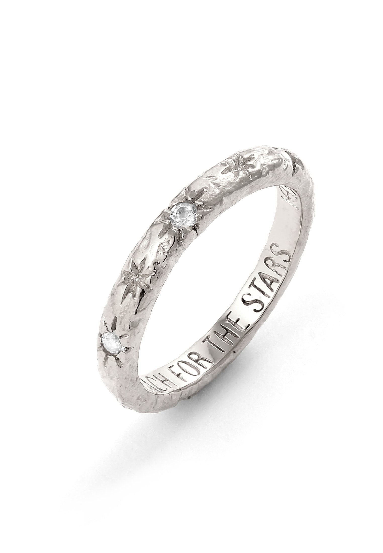 HAZE & GLORY Silberring »Ring Topas 925 Sterling Silber - Tech For The Stars«