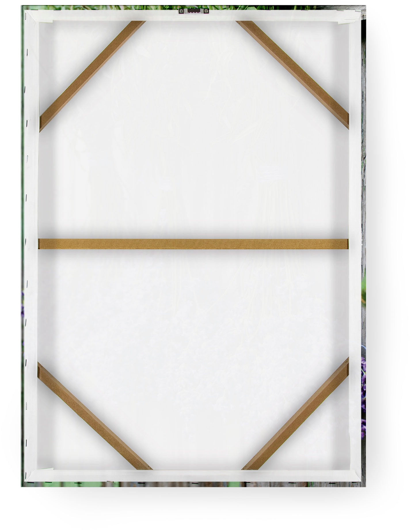 Art for the home Leinwandbild »Outdoor Lavendel 50x70cm« Blumen | Romantisch 1 Stk. tlg. Leinwand für draußen - Lavendel - 70x50cm