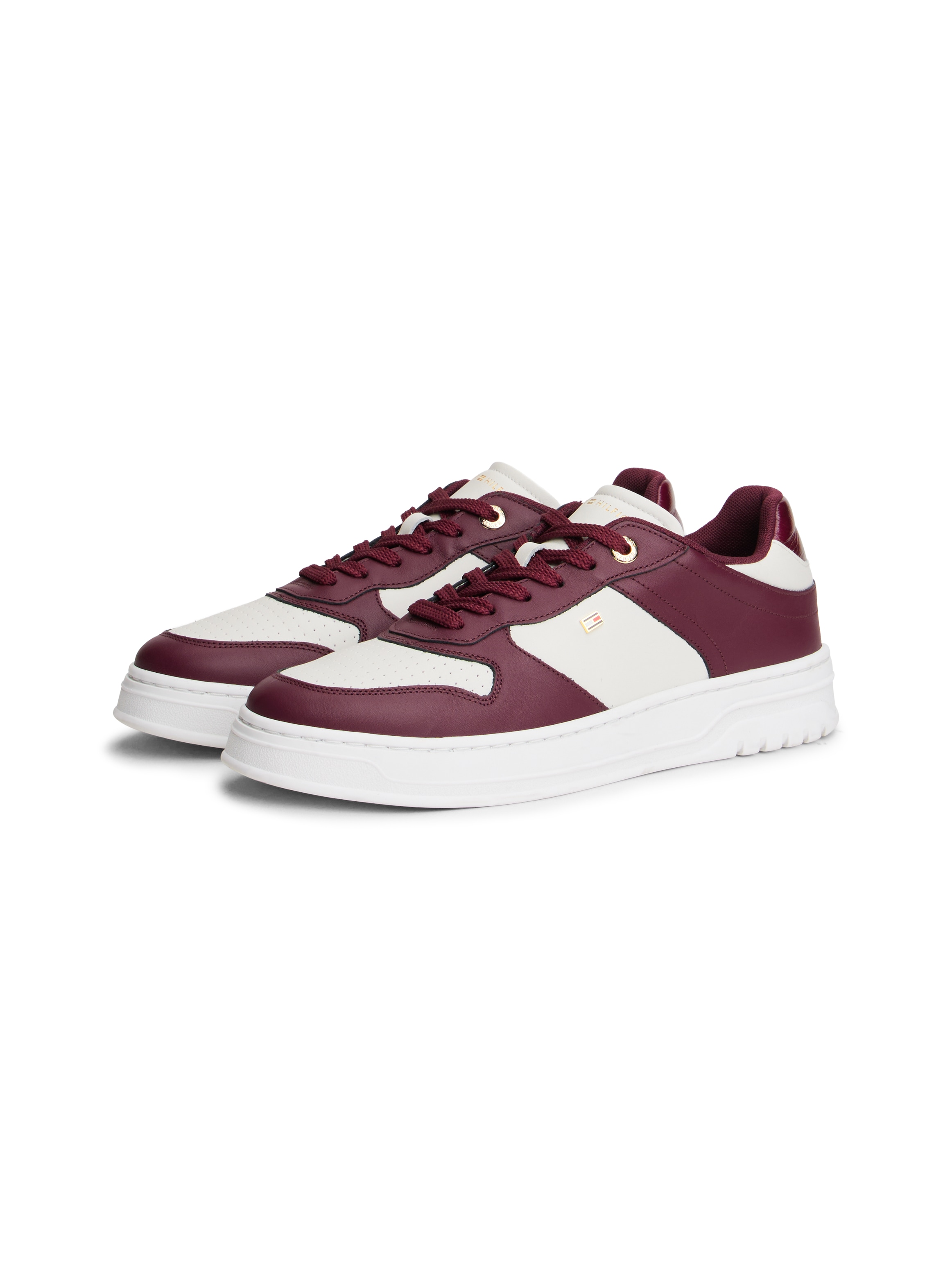 Tommy Hilfiger Plateausneaker "TH SPORTY CUPSOLE LEATHER", Freizeitschuh, H günstig online kaufen