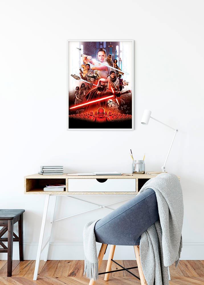 Komar Bild »Star Wars Movie Poster Rey«, Star Wars, (1 St.), Wandbild zur Dekoration im Kinderzimmer - ohne Rahmen