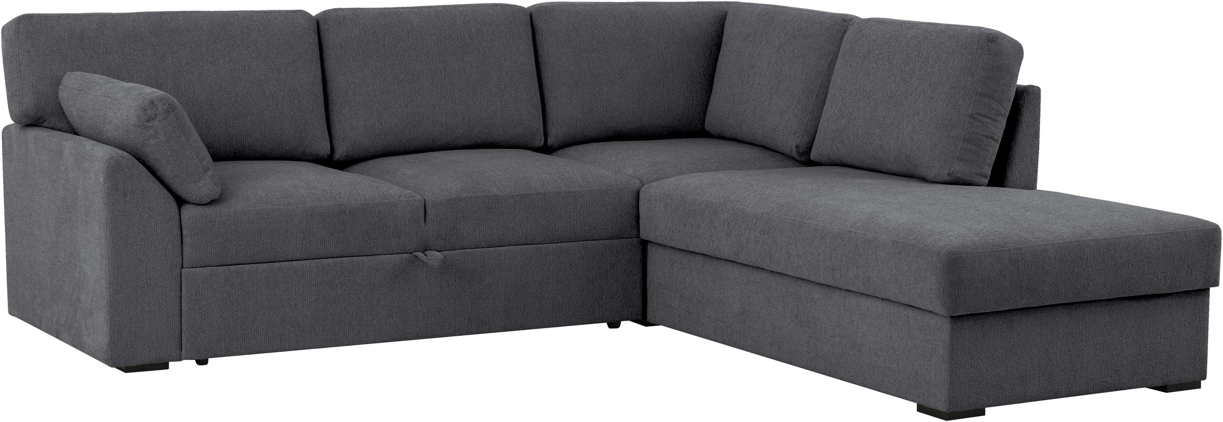 Home affaire Ecksofa »Citry«, (304 St.), Breite 242 cm, Chenille, Bettfunktion, Bettkasten, L-Form